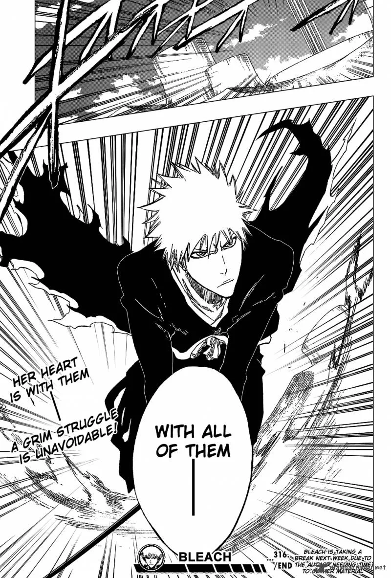 Bleach Chapter 316 page 20
