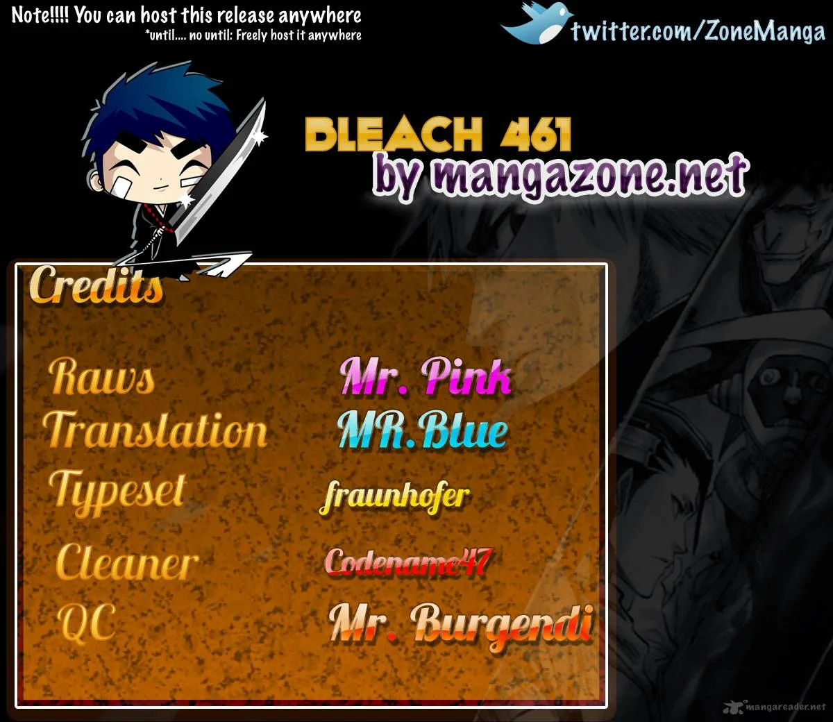 Bleach Chapter 461 page 19