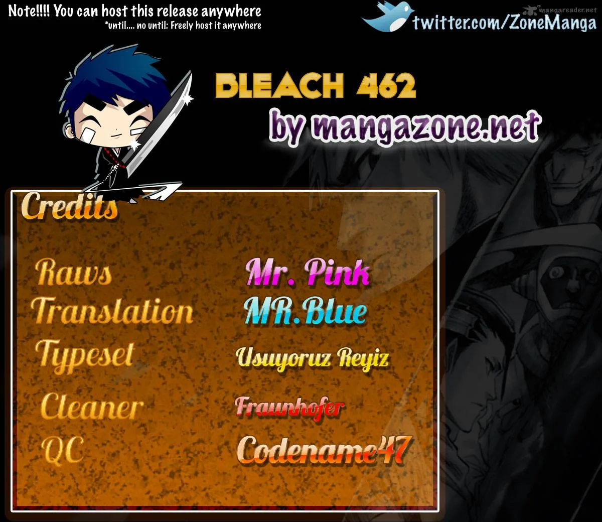 Bleach Chapter 462 page 19