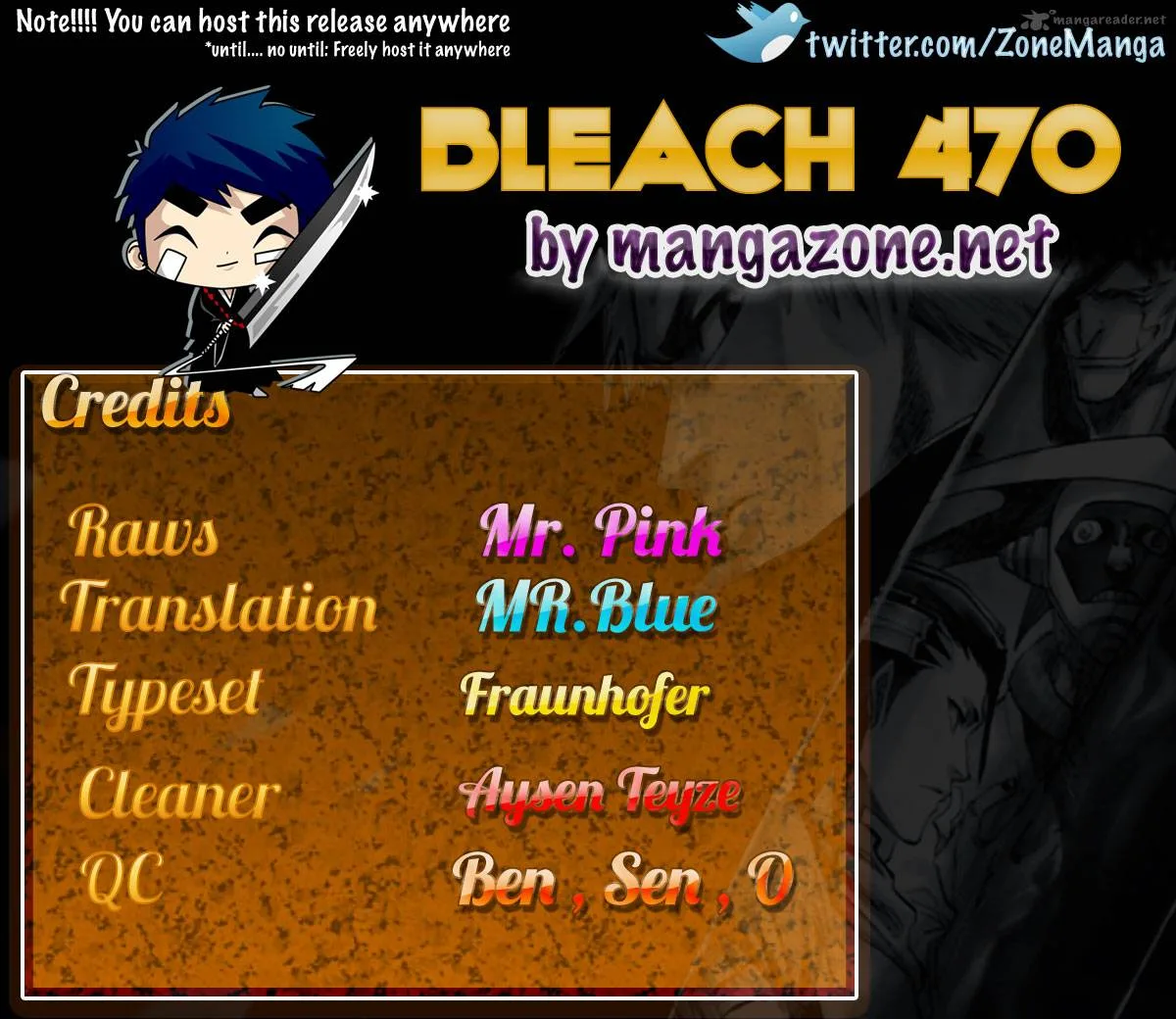Bleach Chapter 470 page 20