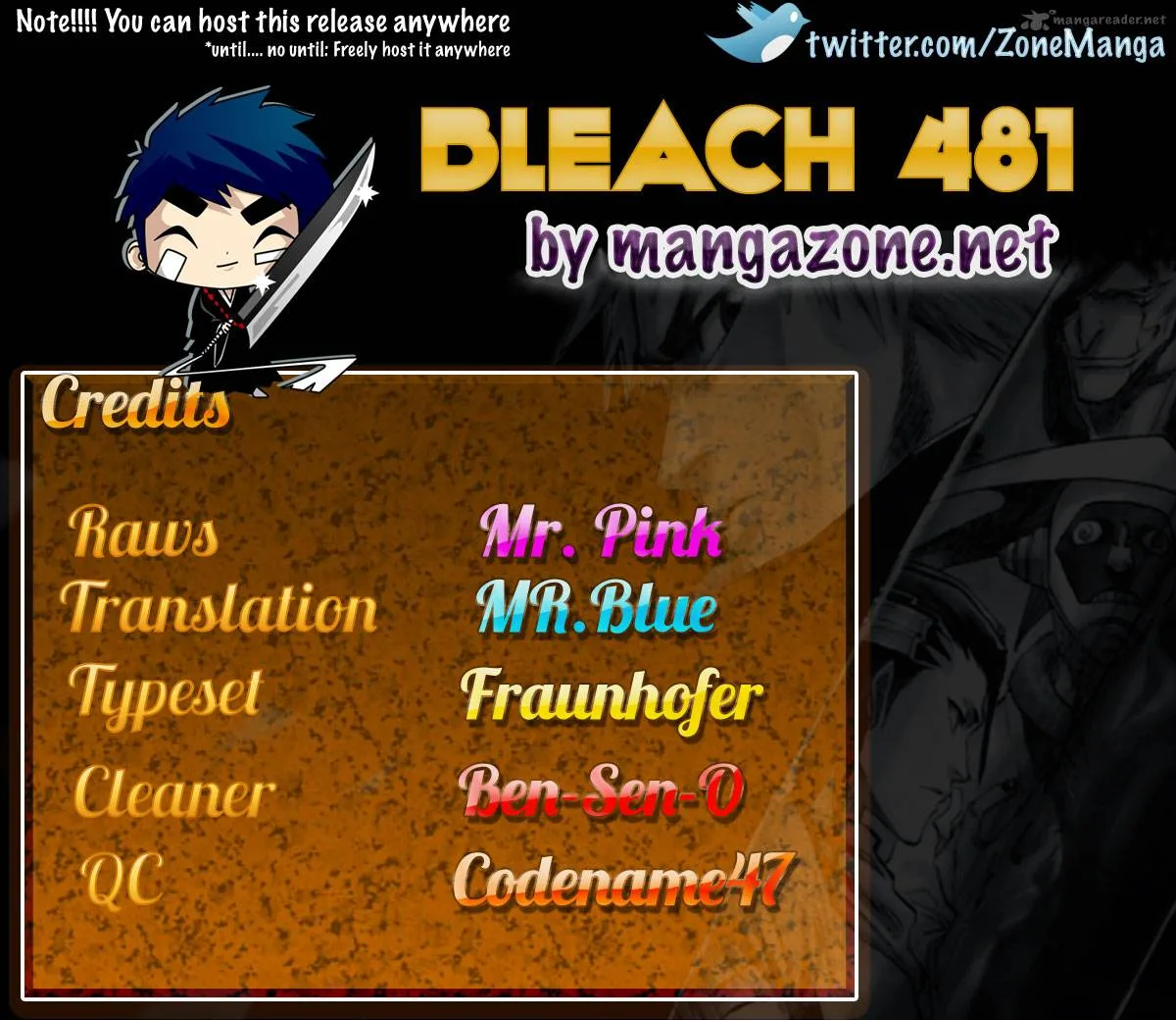 Bleach Chapter 481 page 17