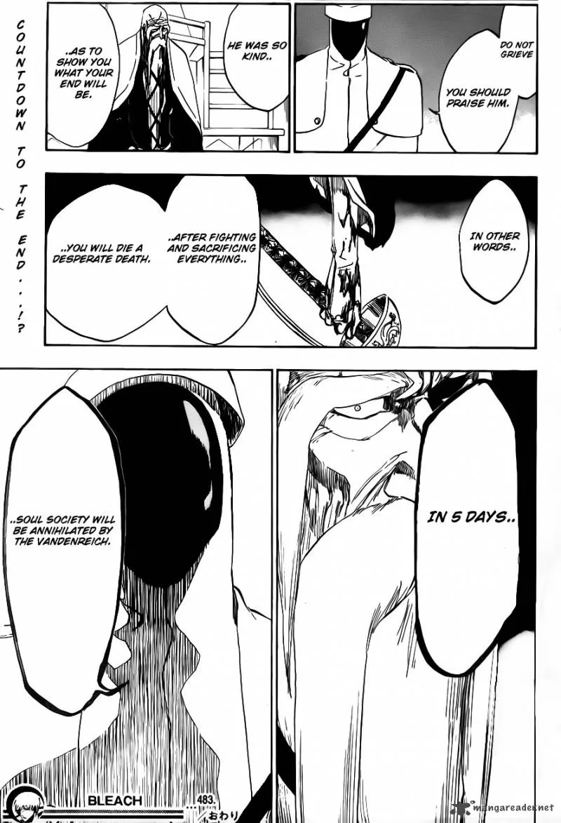 Bleach Chapter 483 page 18