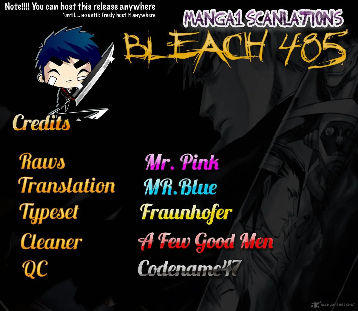 Bleach Chapter 485 page 18