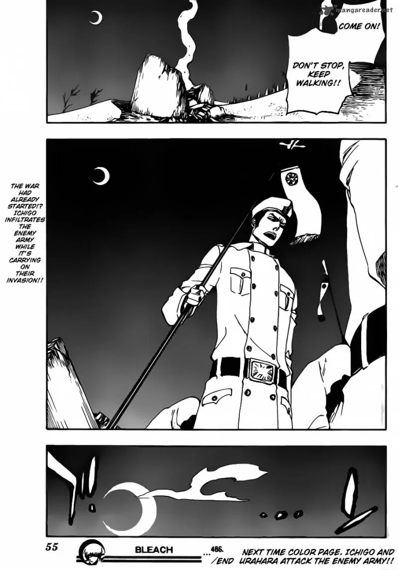 Bleach Chapter 486 page 17