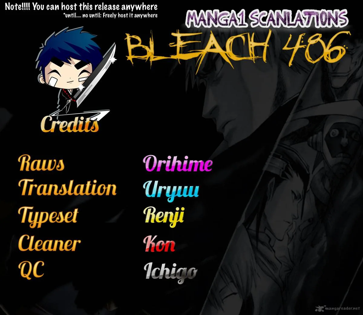 Bleach Chapter 486 page 18