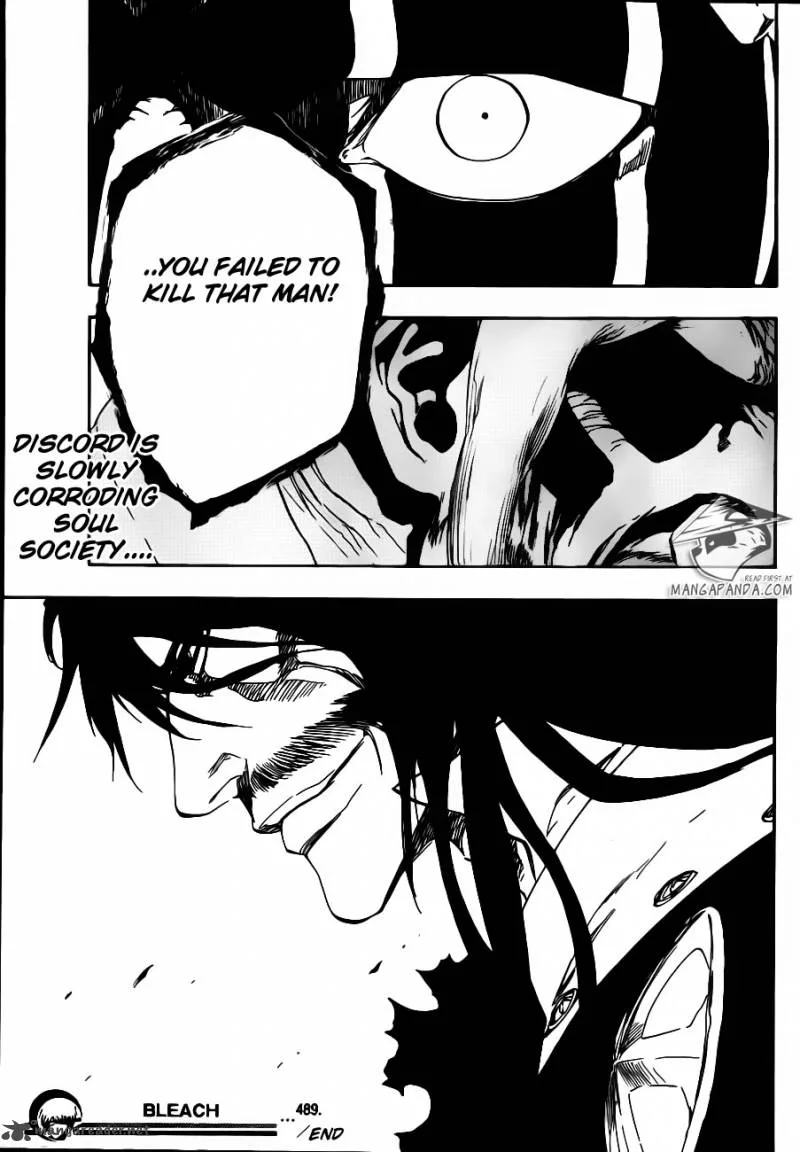 Bleach Chapter 489 page 17
