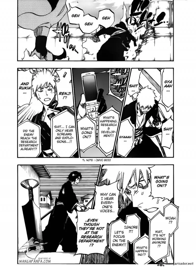 Bleach Chapter 500 page 12
