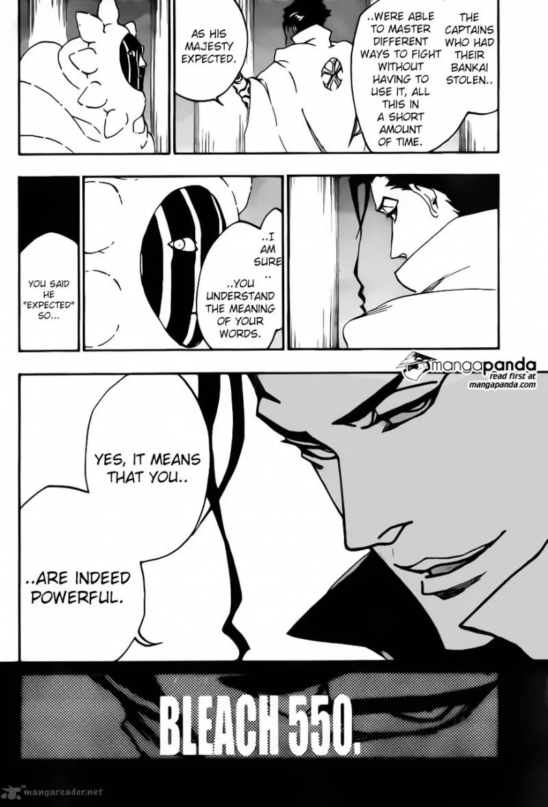 Bleach Chapter 550 page 6