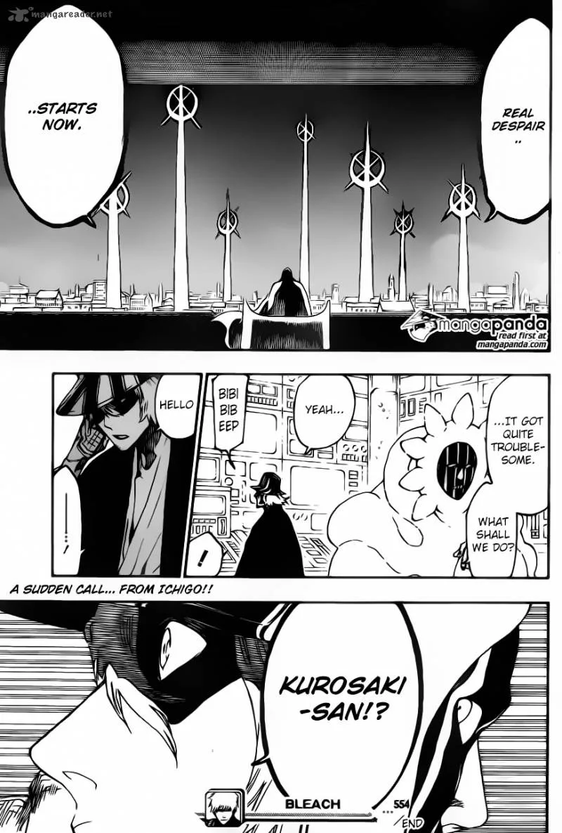 Bleach Chapter 554 page 19