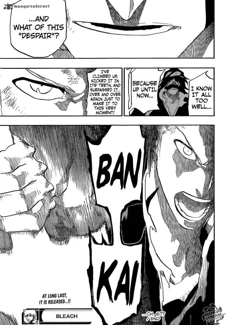 Bleach Chapter 677 page 19