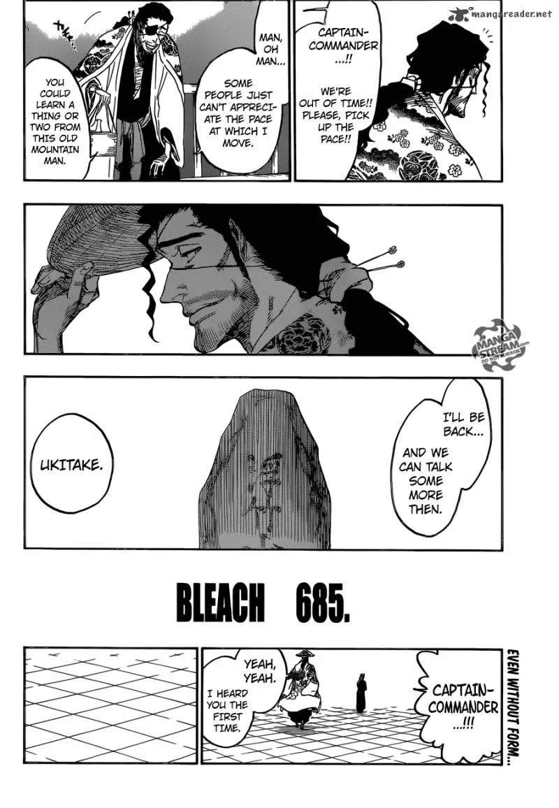 Bleach Chapter 685 page 7