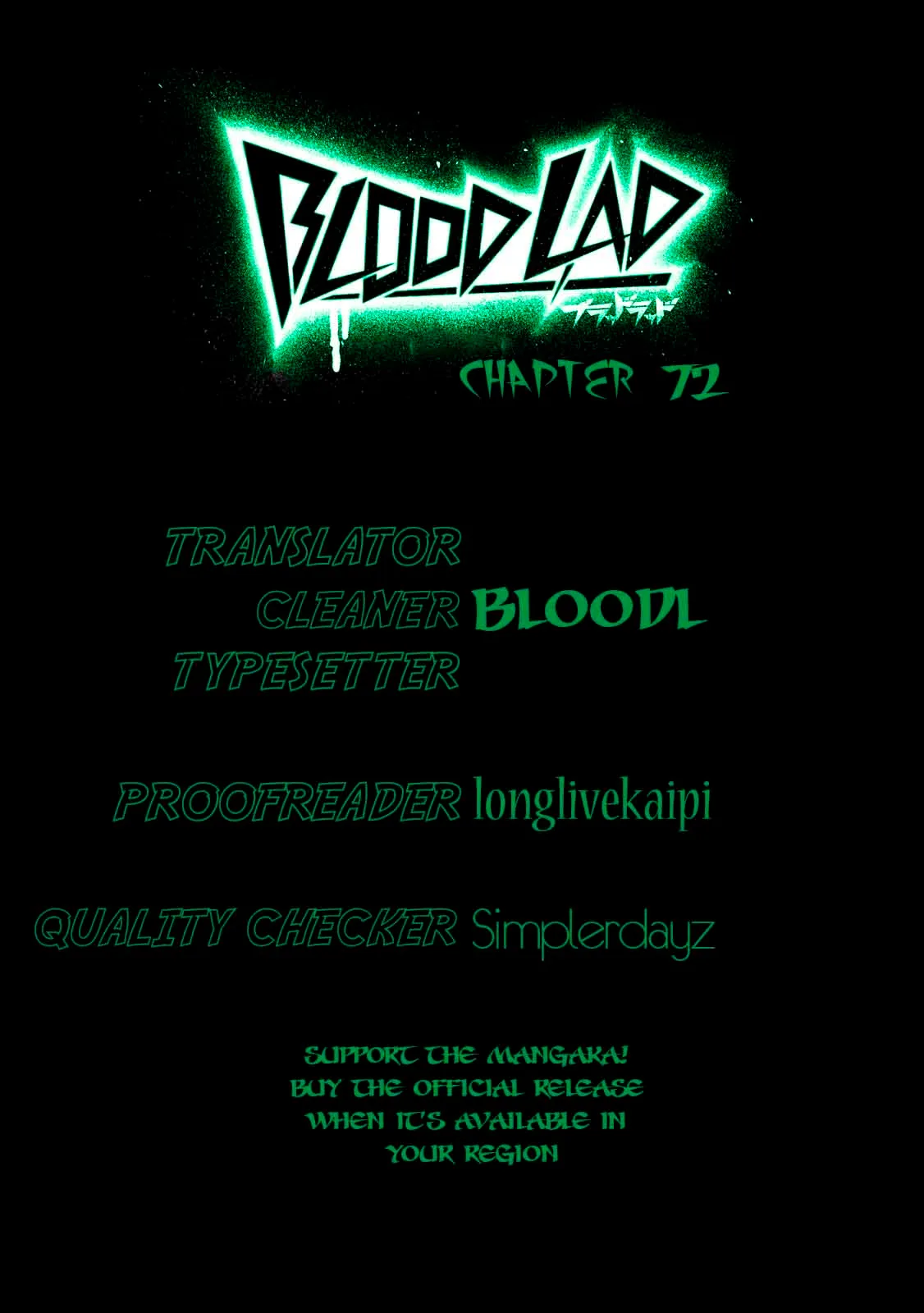 Blood Lad Chapter 72 page 34