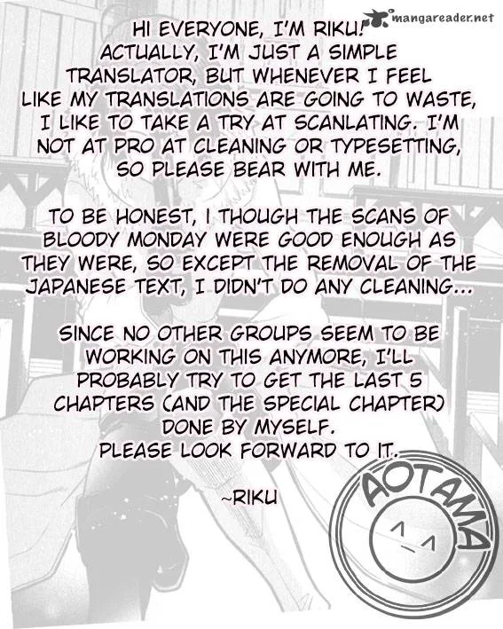 Bloody Monday Last Season Chapter 32 page 1