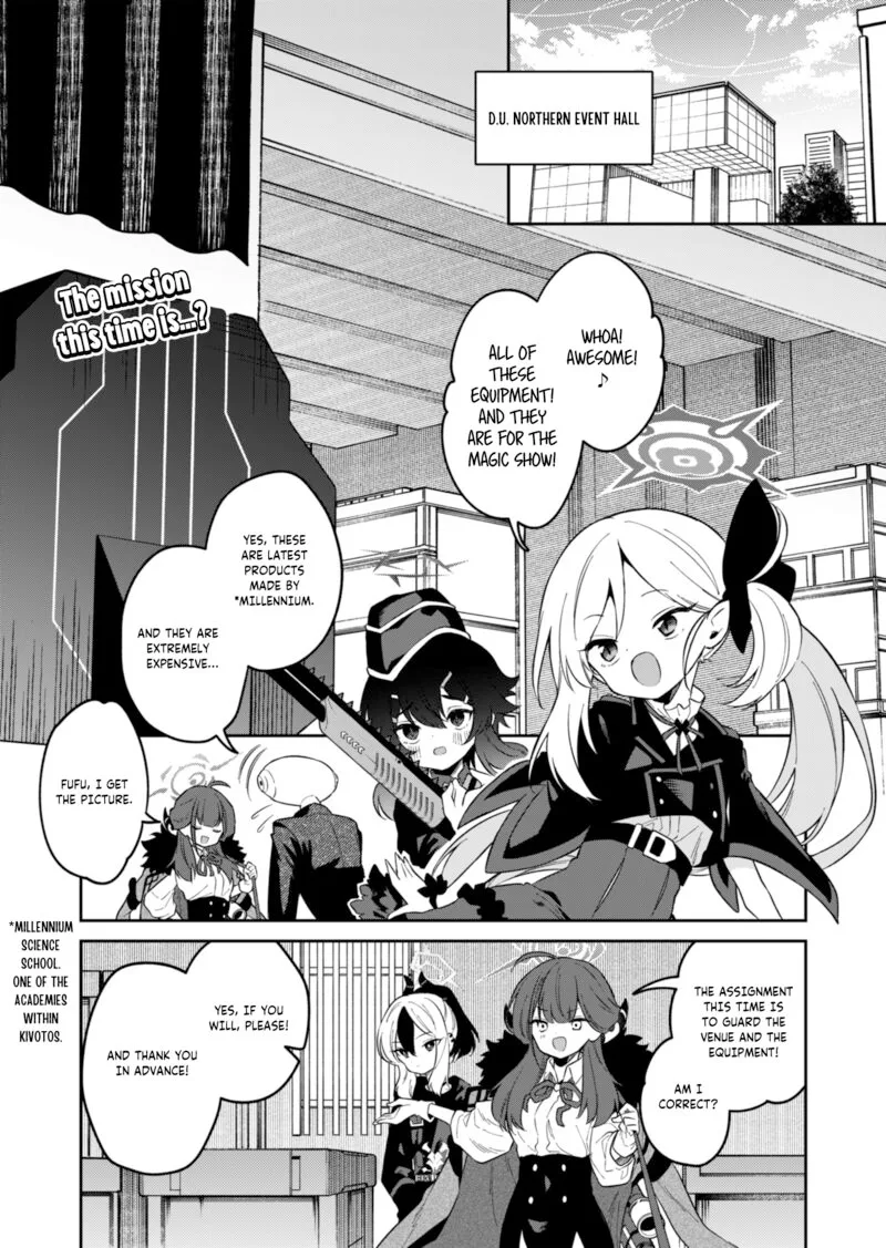 Blue Archive: Benriya 68 Gyoumu Nisshi Chapter 6 page 1