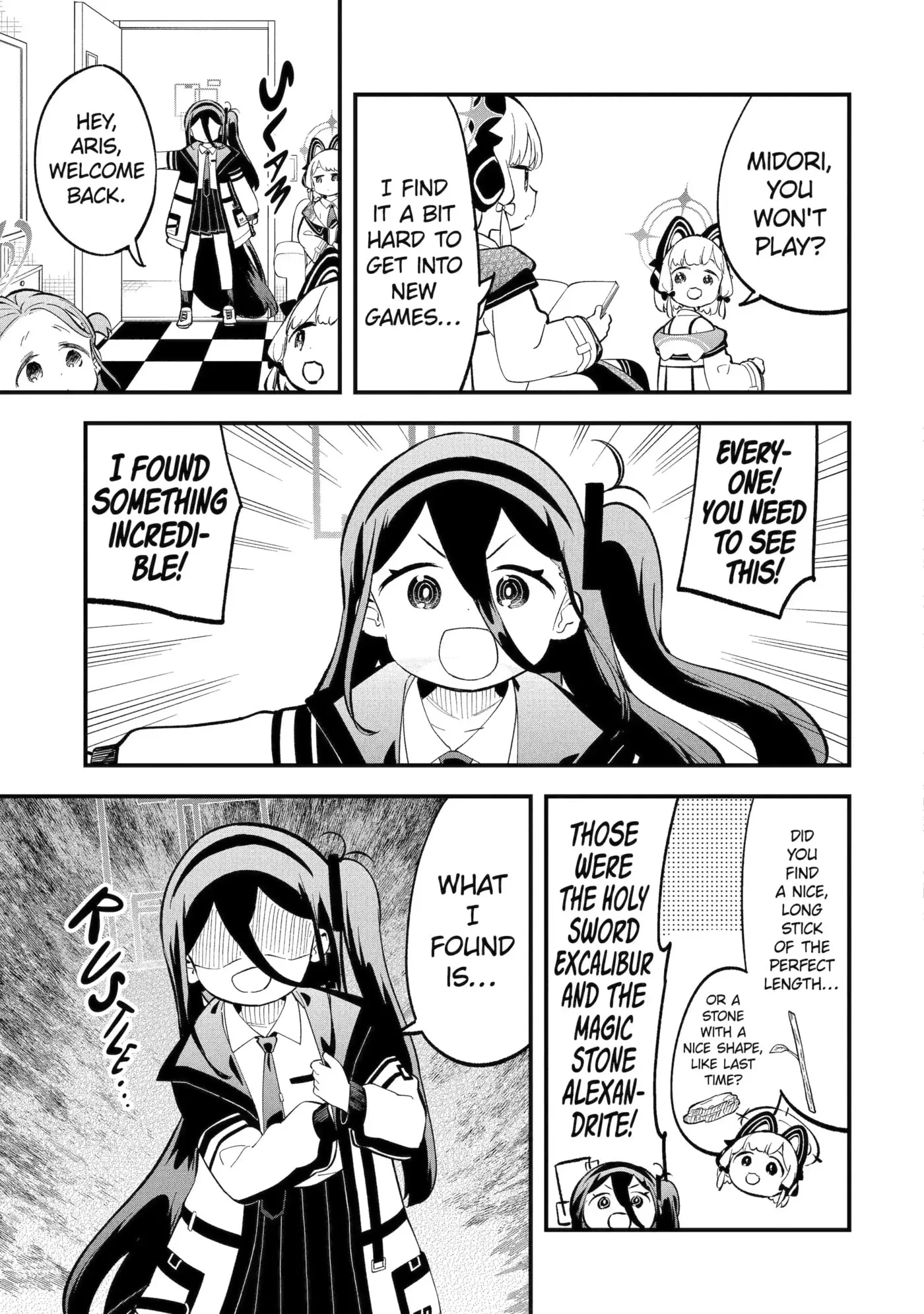 Blue Archive: Game Kaihatsubu Daibouken! Chapter 11 page 3