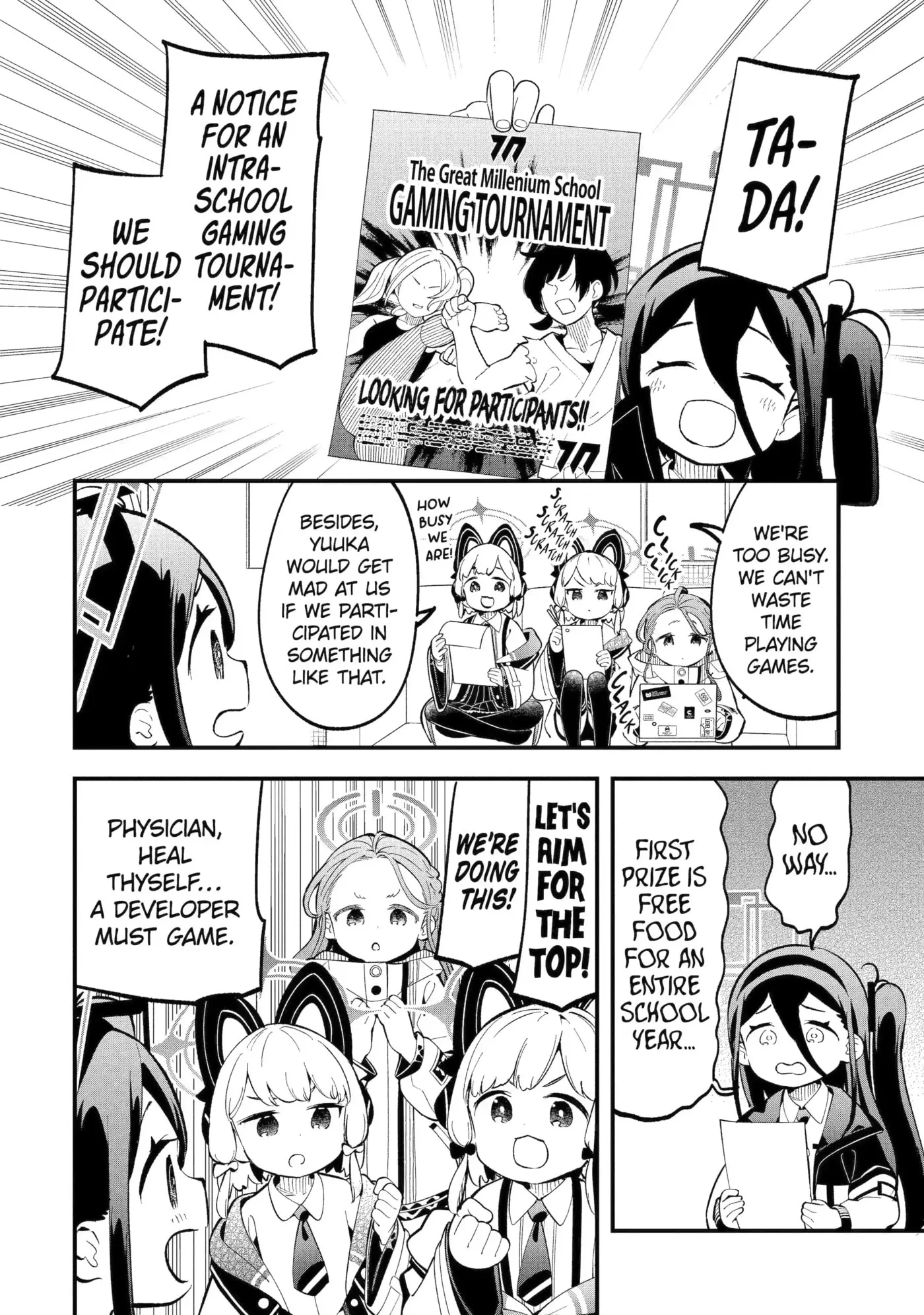 Blue Archive: Game Kaihatsubu Daibouken! Chapter 11 page 4