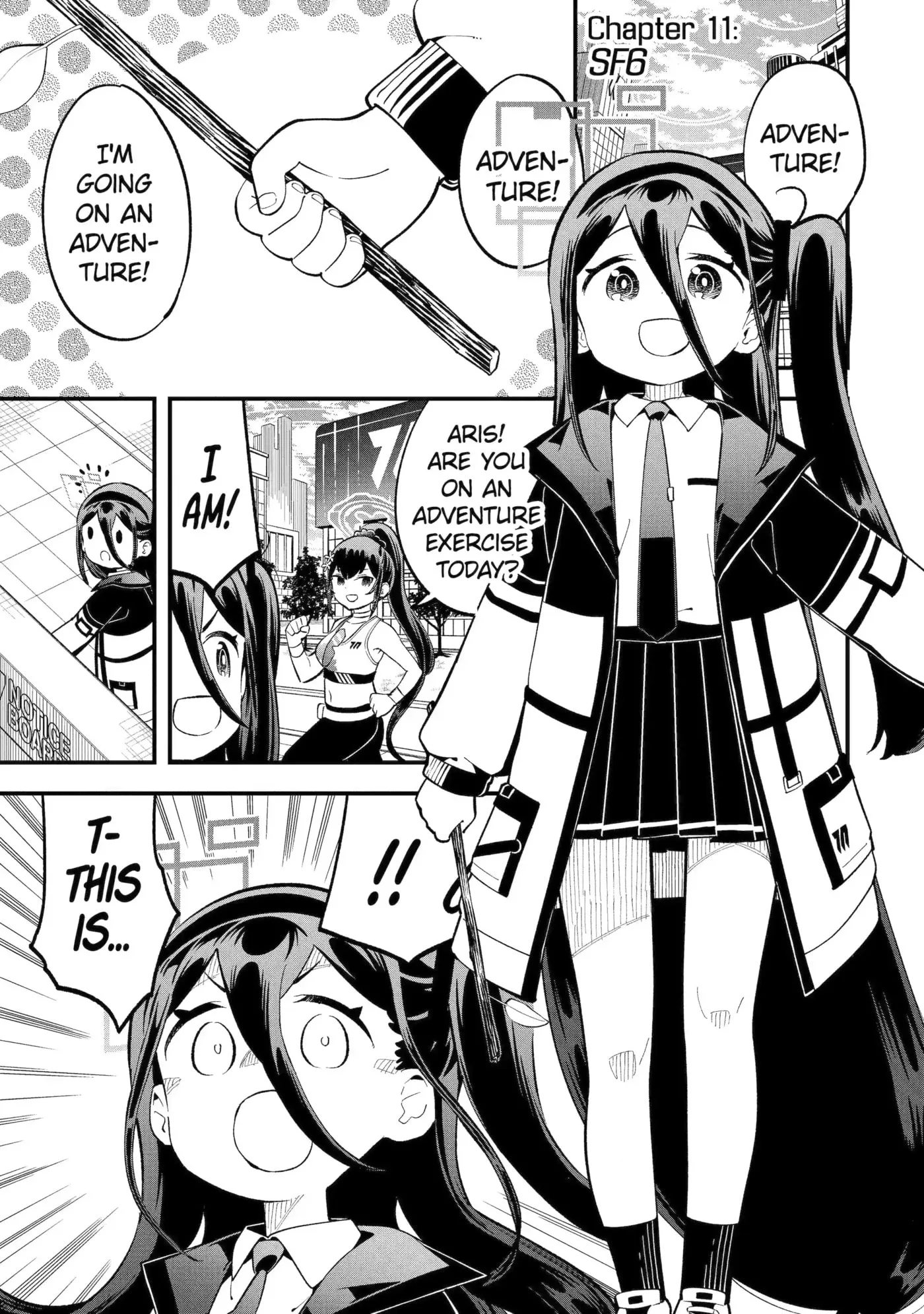 Blue Archive: Game Kaihatsubu Daibouken! Chapter 11 page 1