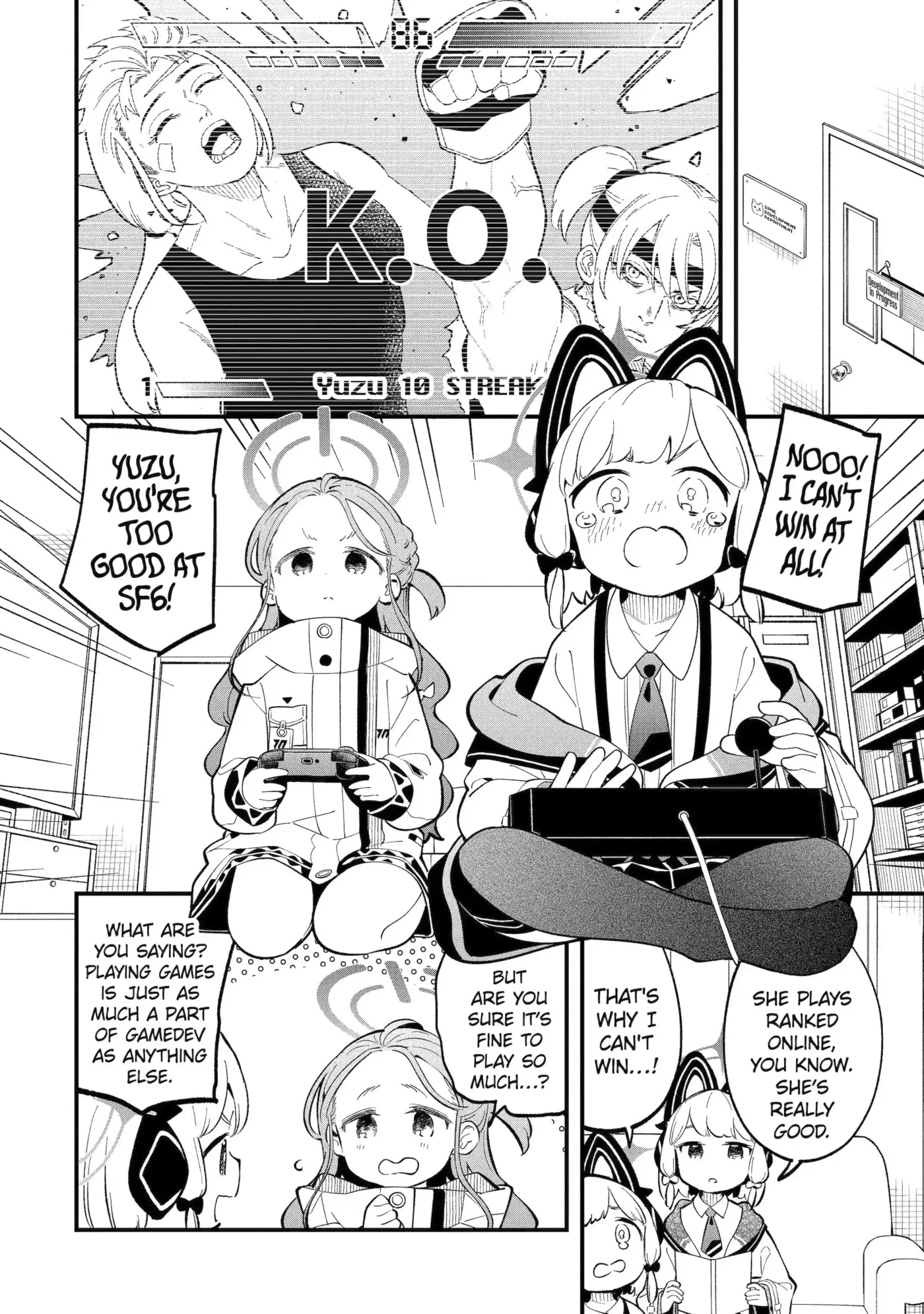 Blue Archive: Game Kaihatsubu Daibouken! Chapter 11 page 2