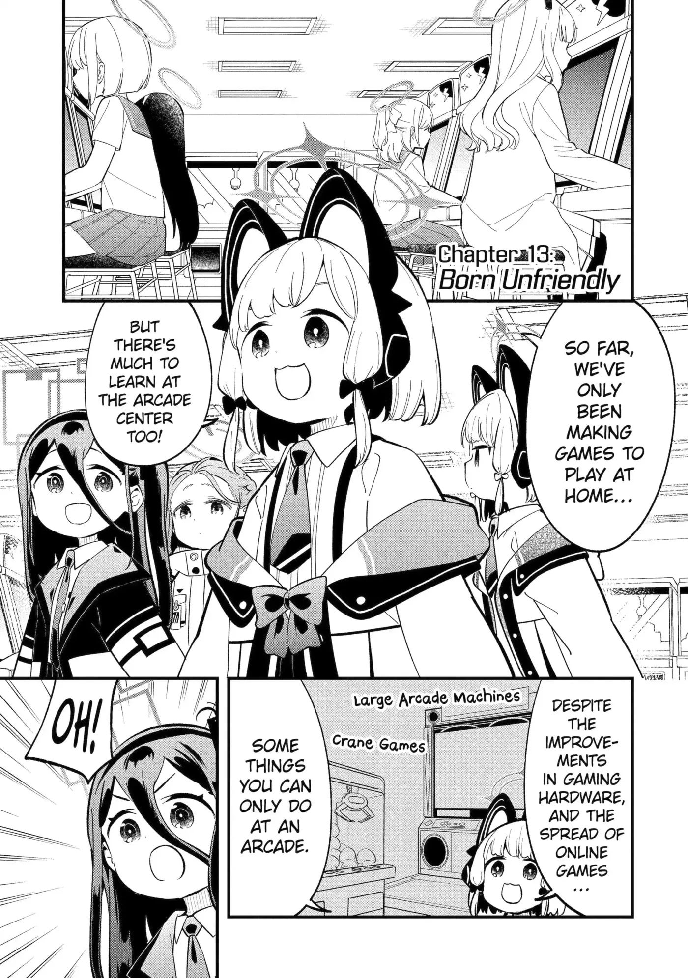 Blue Archive: Game Kaihatsubu Daibouken! Chapter 13 page 1