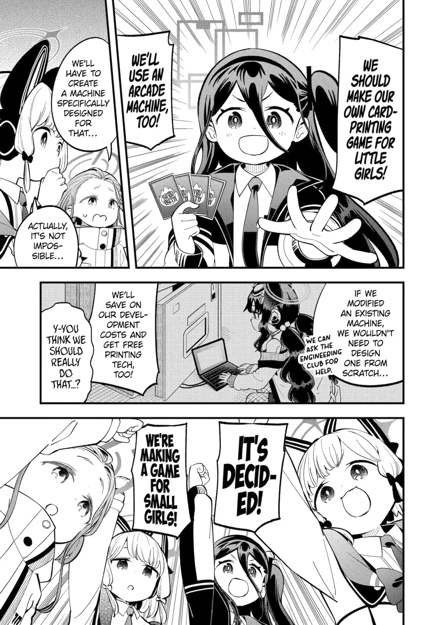 Blue Archive: Game Kaihatsubu Daibouken! Chapter 13 page 3