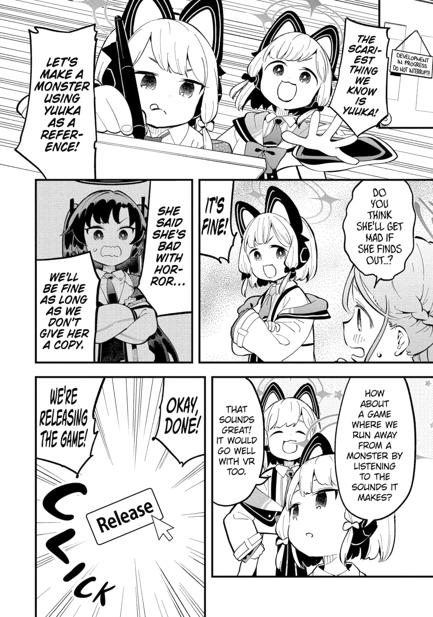 Blue Archive: Game Kaihatsubu Daibouken! Chapter 16 page 14