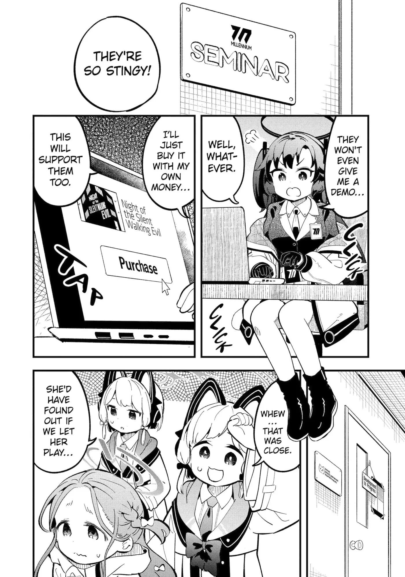 Blue Archive: Game Kaihatsubu Daibouken! Chapter 16 page 18