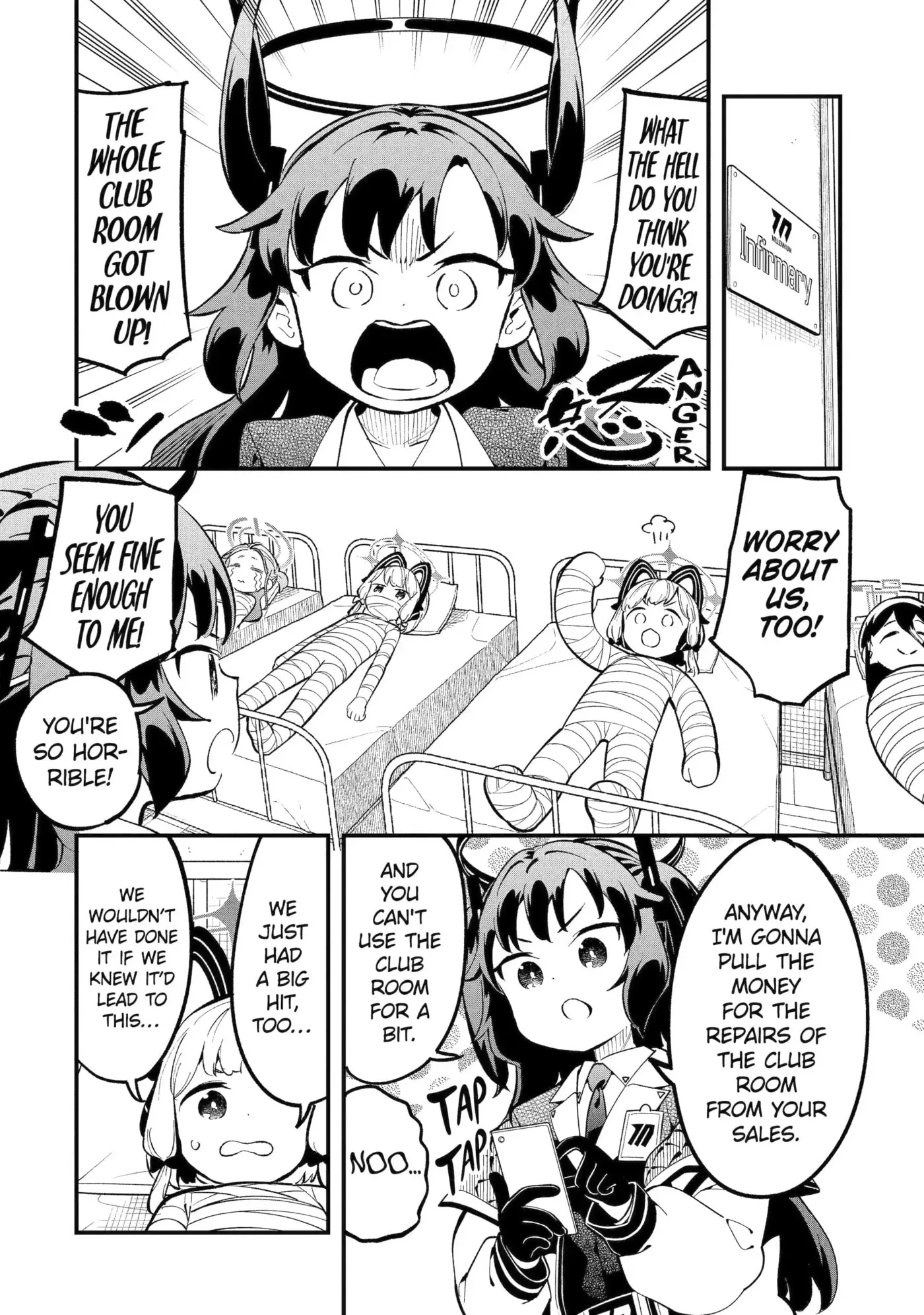 Blue Archive: Game Kaihatsubu Daibouken! Chapter 19 page 2