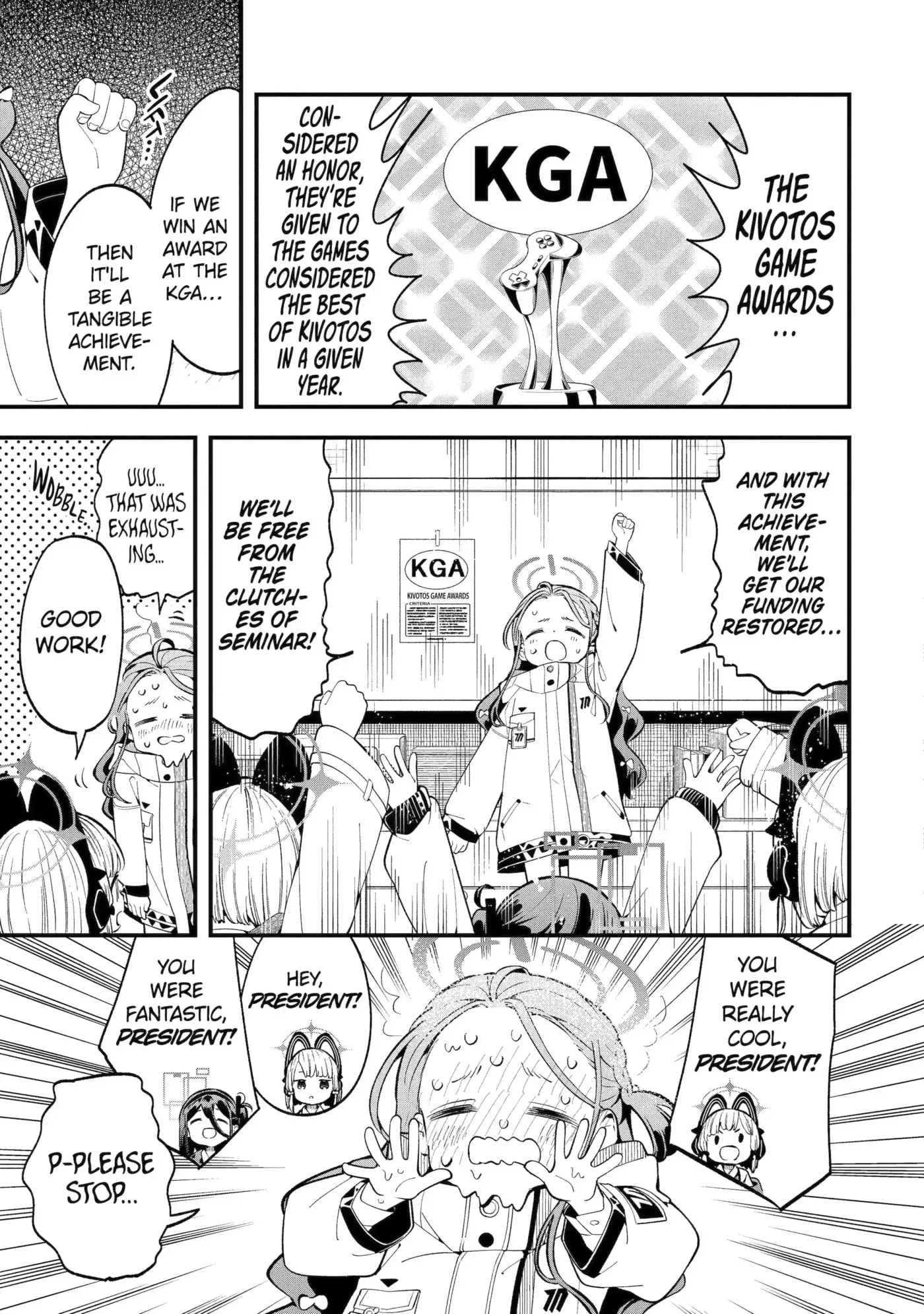 Blue Archive: Game Kaihatsubu Daibouken! Chapter 2 page 3