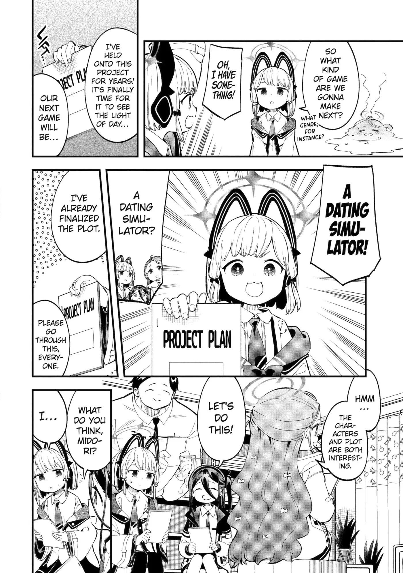 Blue Archive: Game Kaihatsubu Daibouken! Chapter 2 page 4