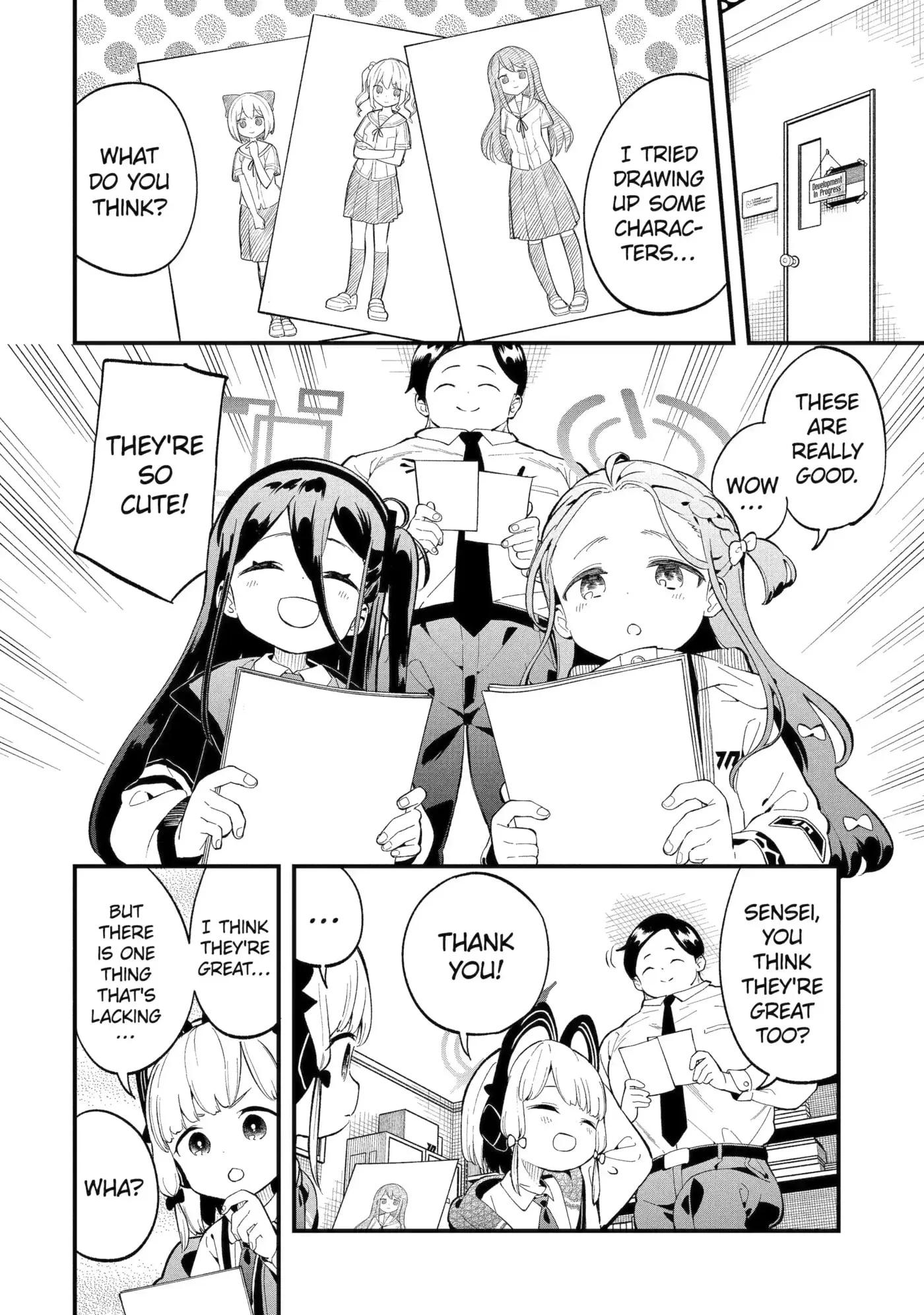 Blue Archive: Game Kaihatsubu Daibouken! Chapter 2 page 8