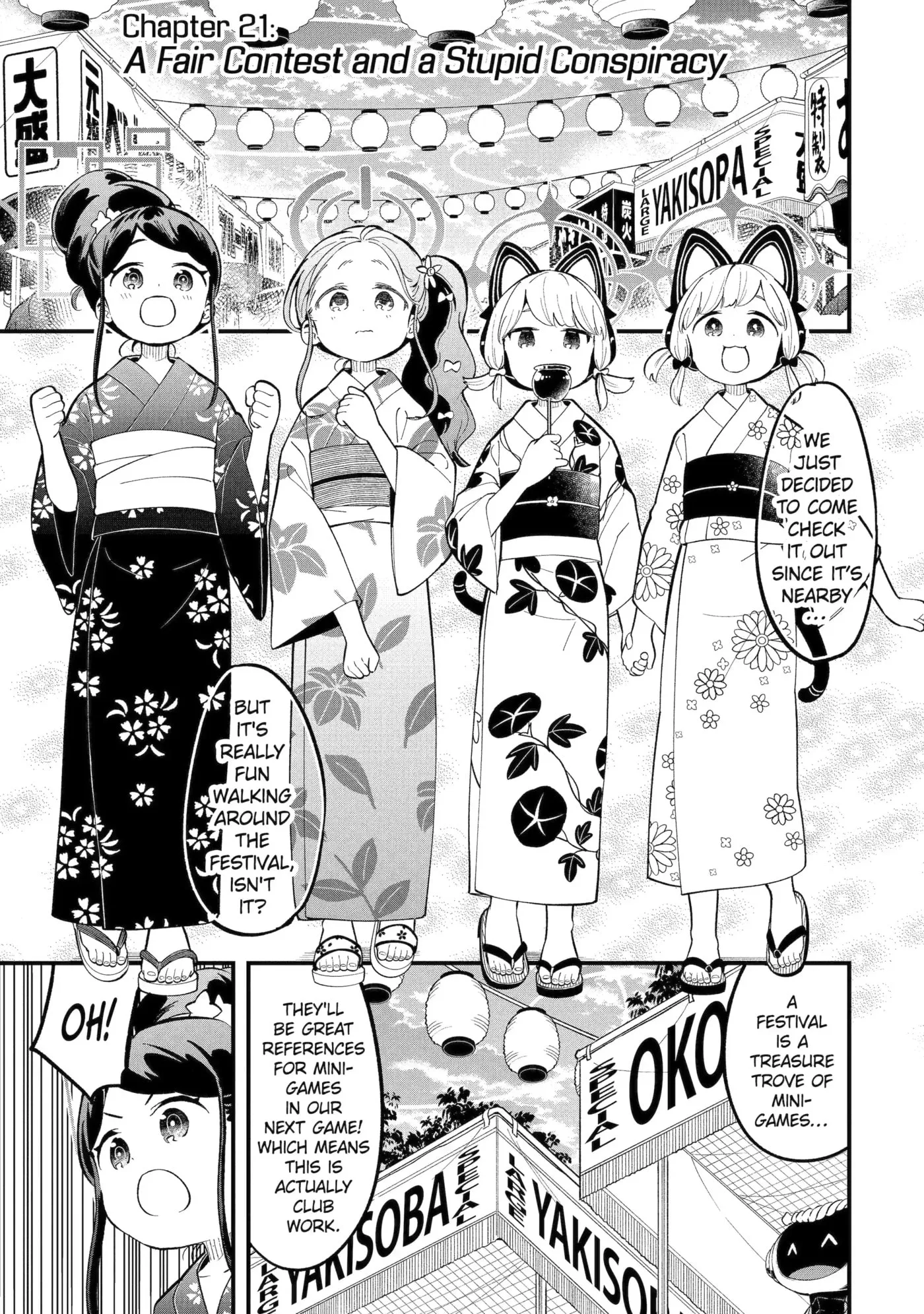 Blue Archive: Game Kaihatsubu Daibouken! Chapter 21 page 1