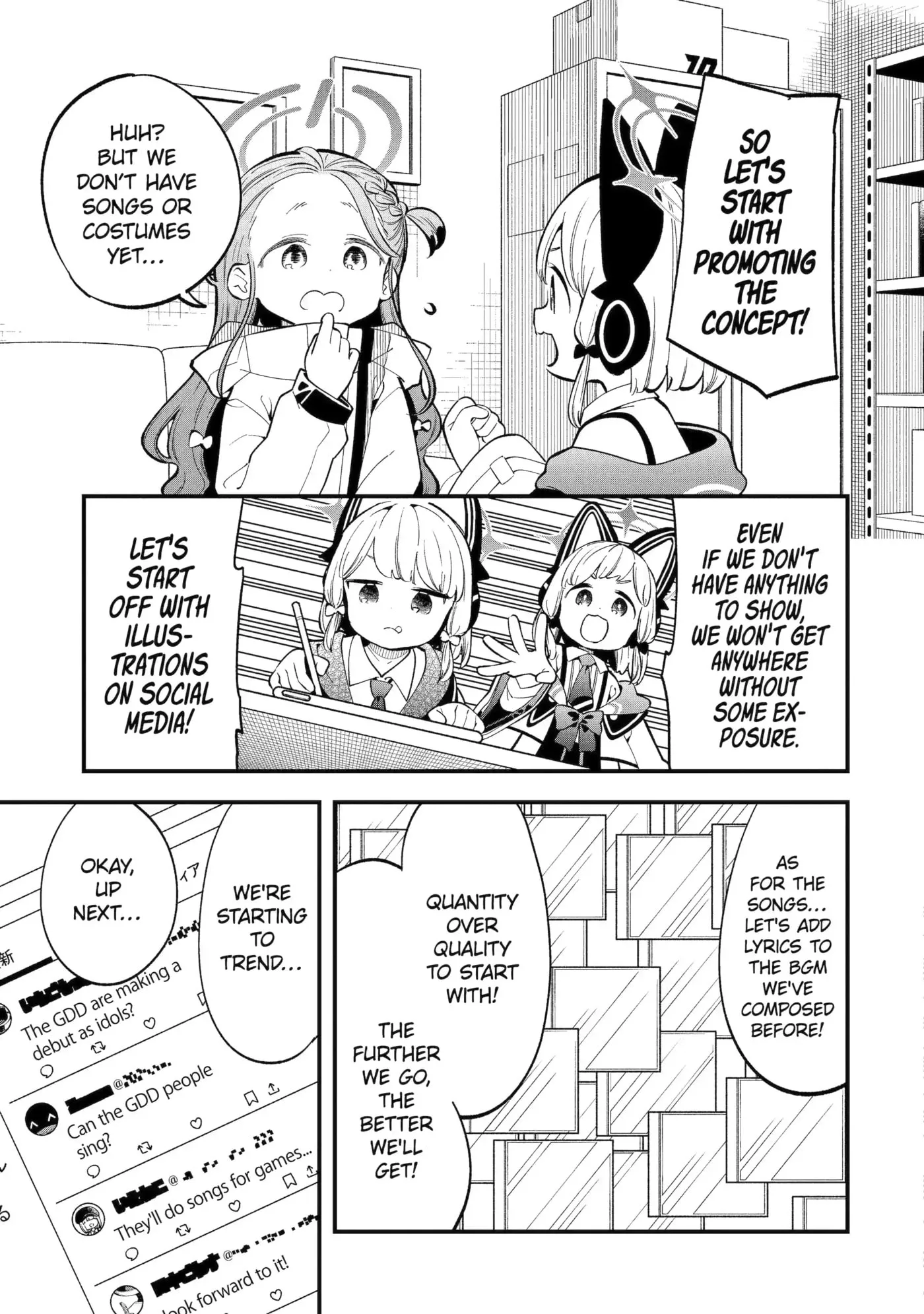 Blue Archive: Game Kaihatsubu Daibouken! Chapter 23 page 3