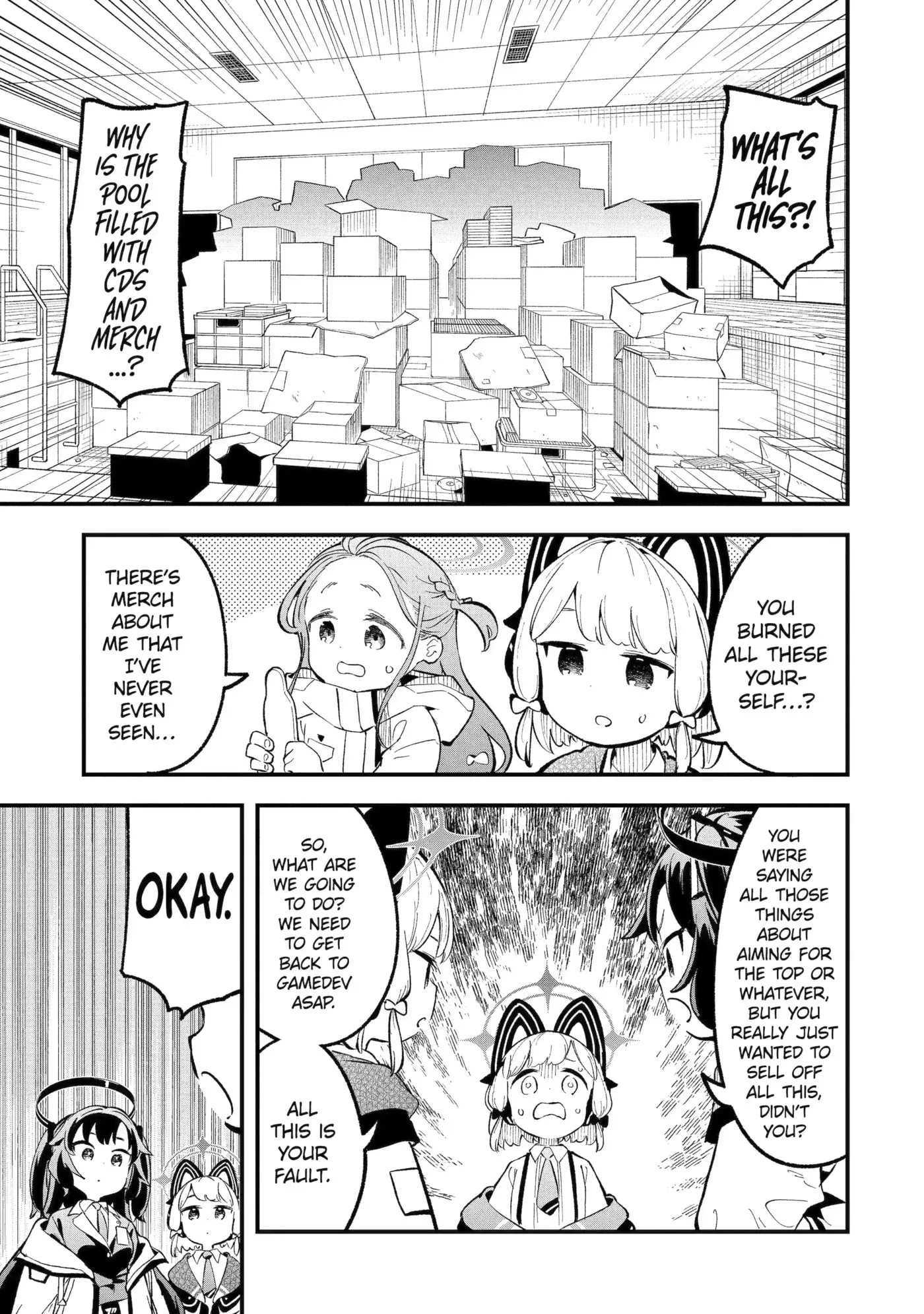 Blue Archive: Game Kaihatsubu Daibouken! Chapter 23 page 17