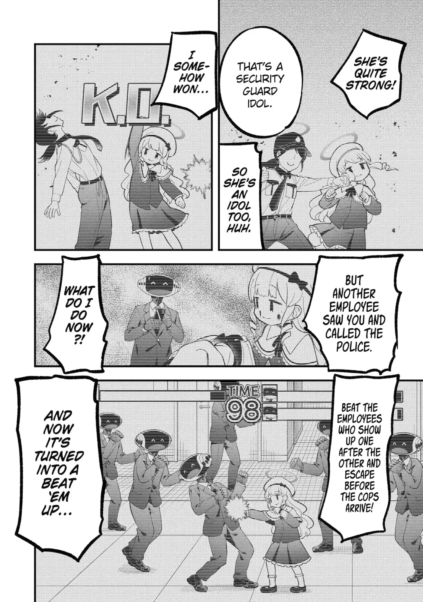 Blue Archive: Game Kaihatsubu Daibouken! Chapter 24 page 10
