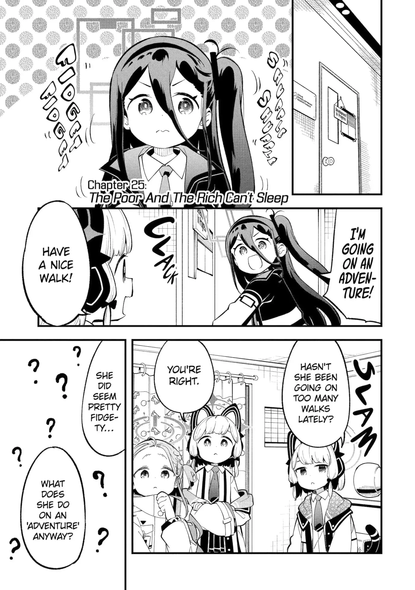 Blue Archive: Game Kaihatsubu Daibouken! Chapter 25 page 1