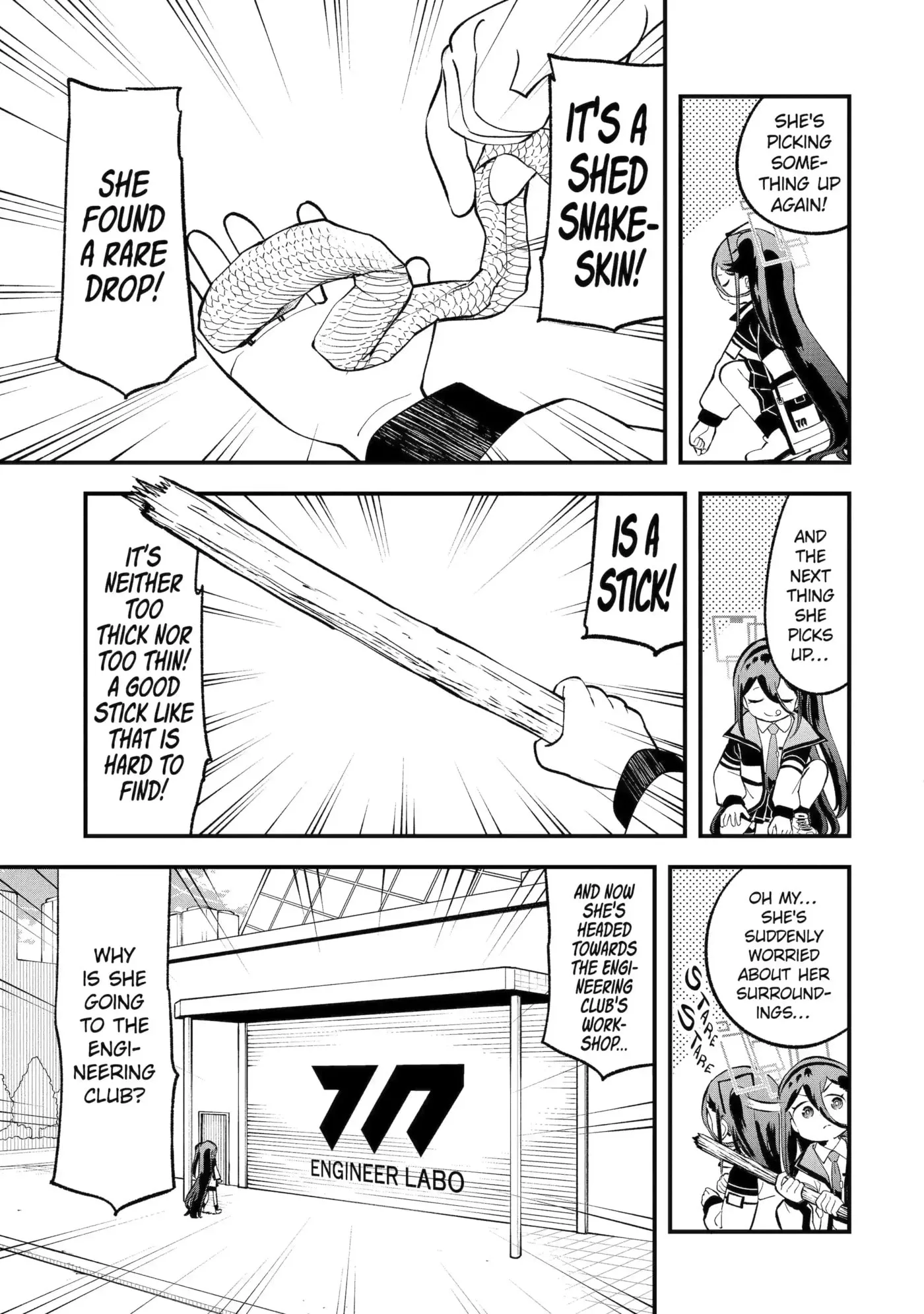 Blue Archive: Game Kaihatsubu Daibouken! Chapter 25 page 3
