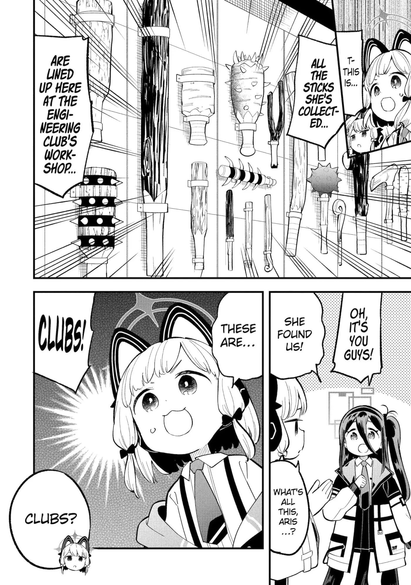 Blue Archive: Game Kaihatsubu Daibouken! Chapter 25 page 4