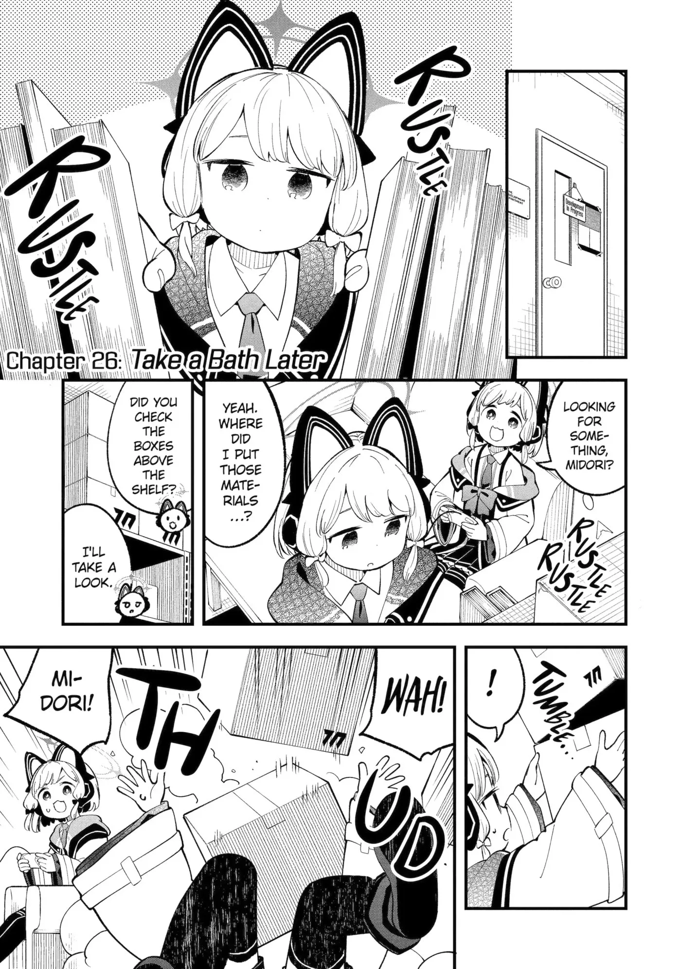 Blue Archive: Game Kaihatsubu Daibouken! Chapter 26 page 1