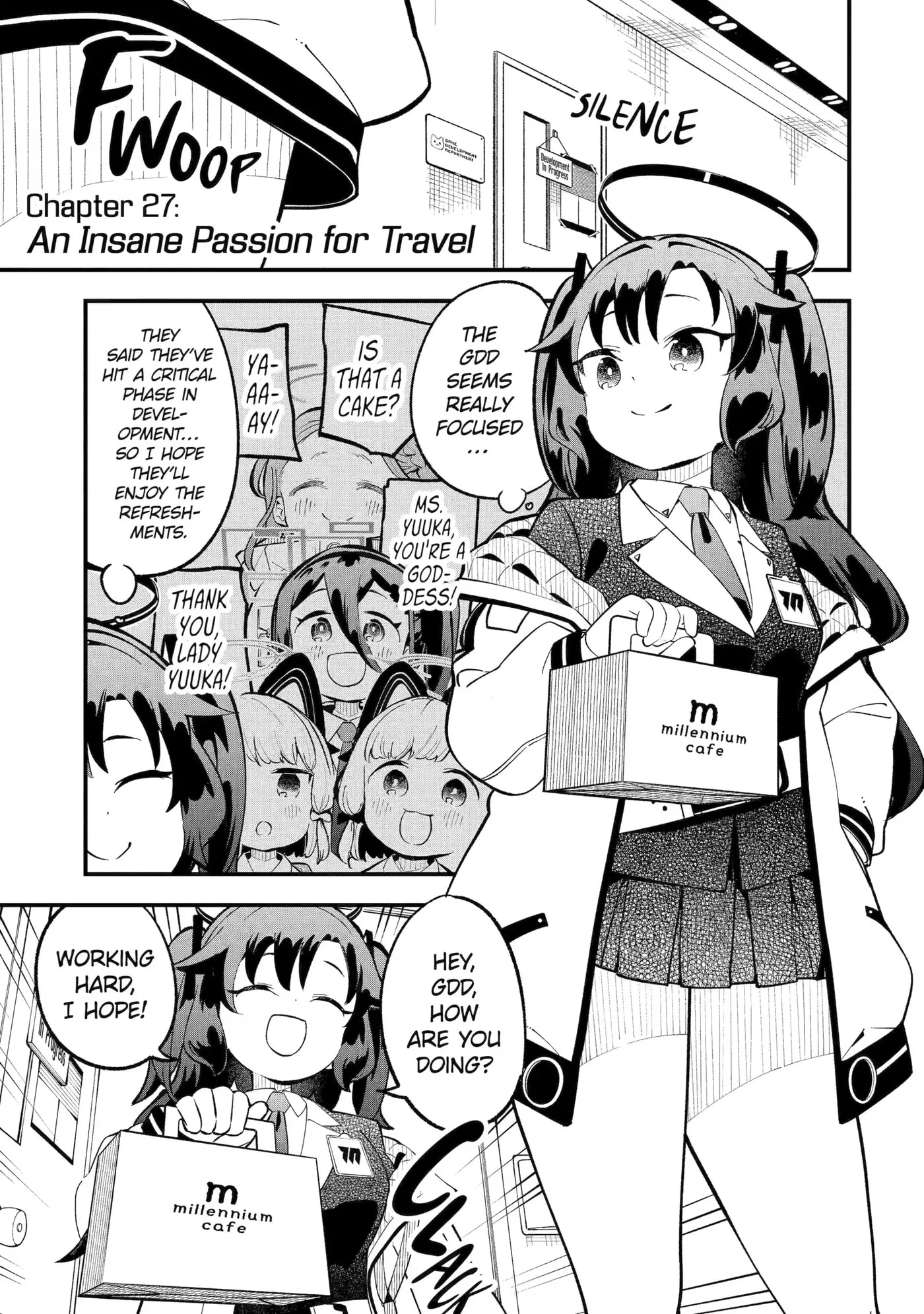 Blue Archive: Game Kaihatsubu Daibouken! Chapter 27 page 1