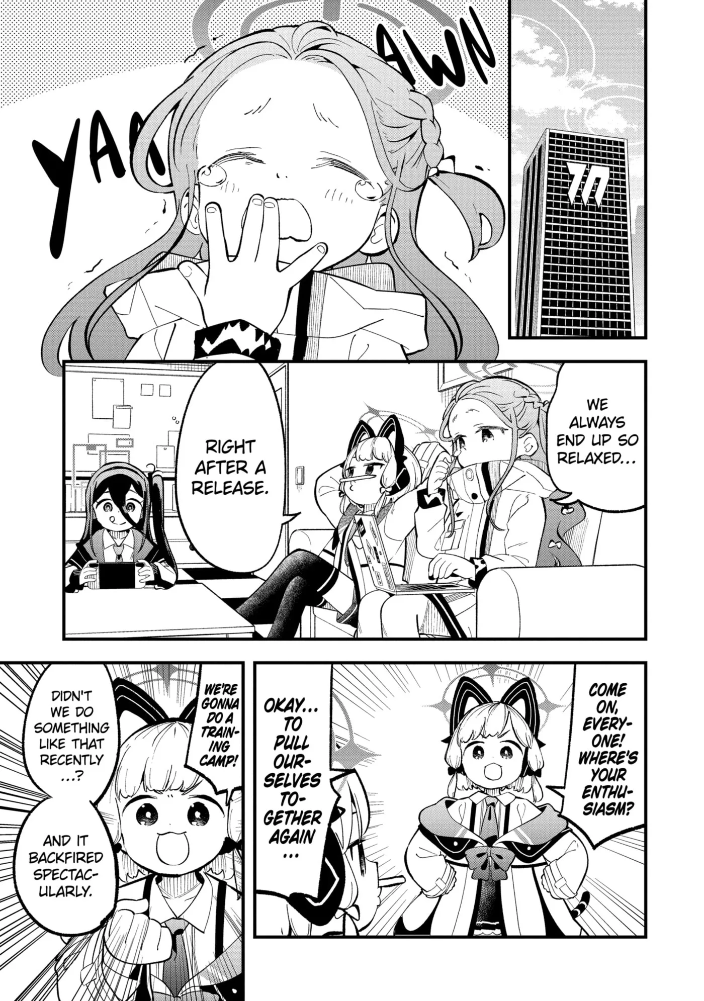 Blue Archive: Game Kaihatsubu Daibouken! Chapter 28 page 3