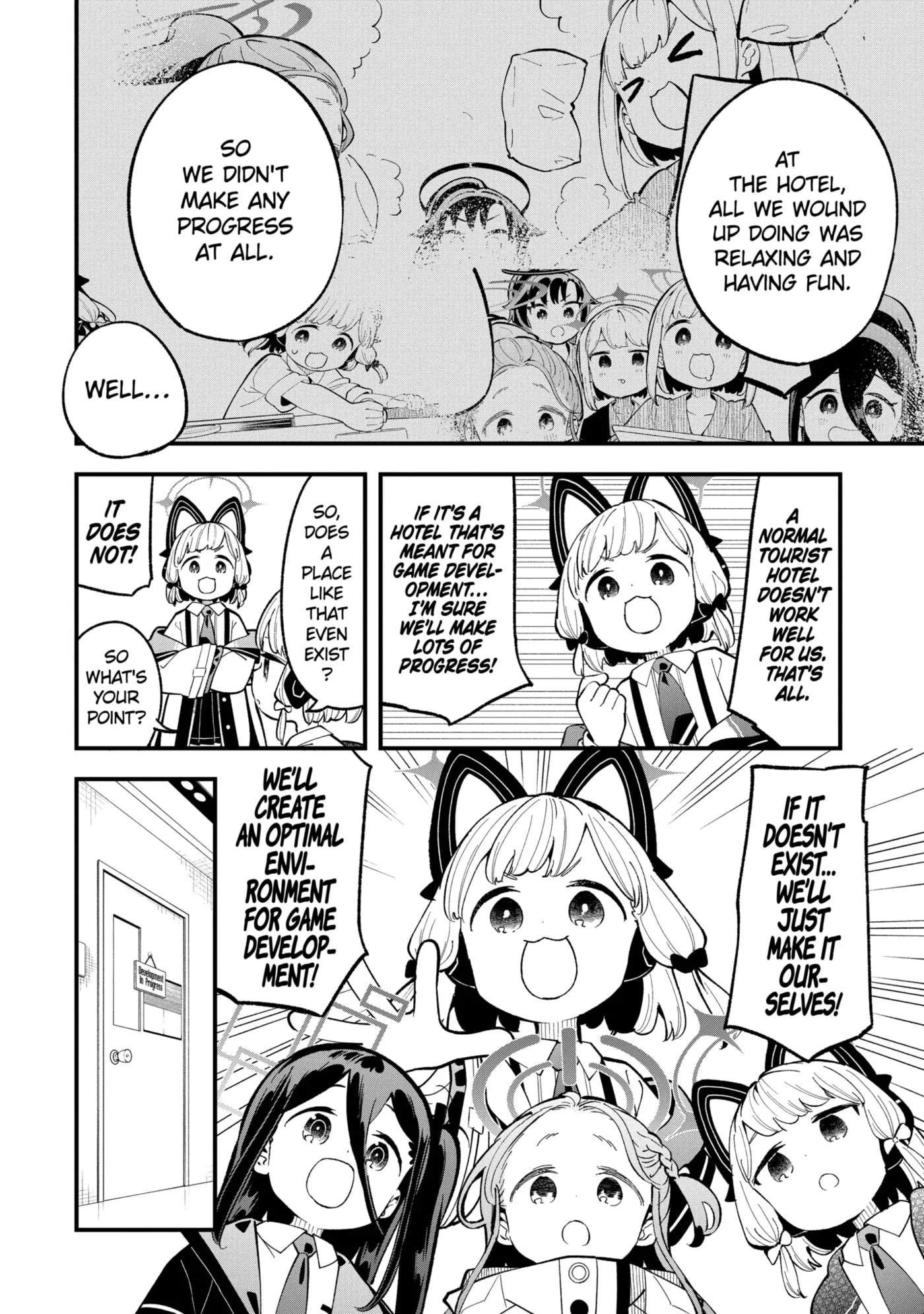 Blue Archive: Game Kaihatsubu Daibouken! Chapter 28 page 4