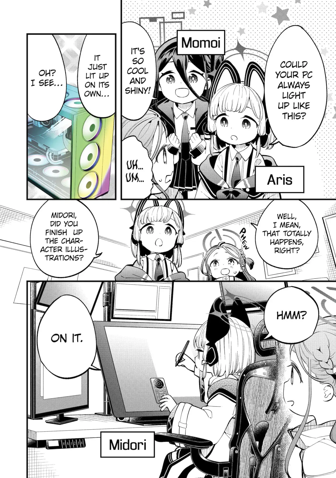 Blue Archive: Game Kaihatsubu Daibouken! Chapter 3 page 12