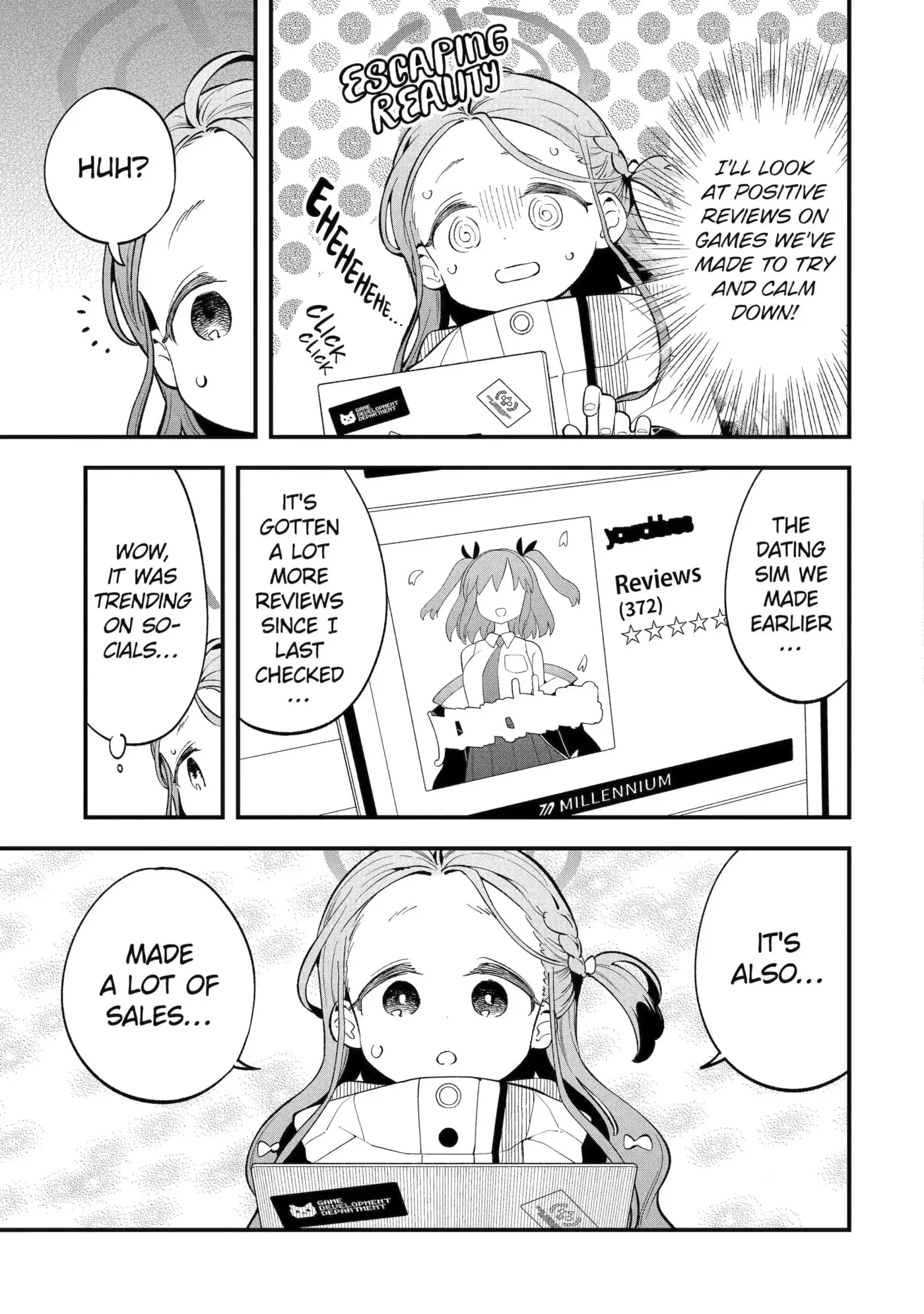 Blue Archive: Game Kaihatsubu Daibouken! Chapter 3 page 9