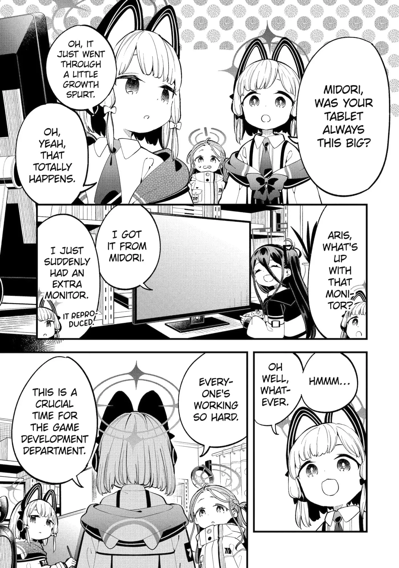 Blue Archive: Game Kaihatsubu Daibouken! Chapter 3 page 13