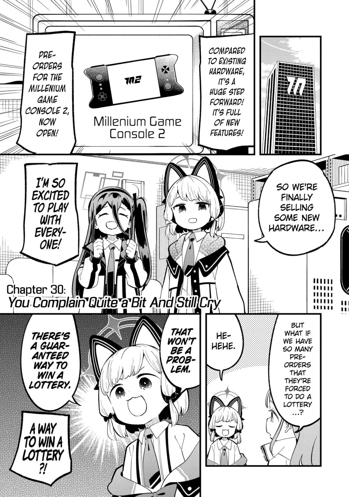 Blue Archive: Game Kaihatsubu Daibouken! Chapter 30 page 1