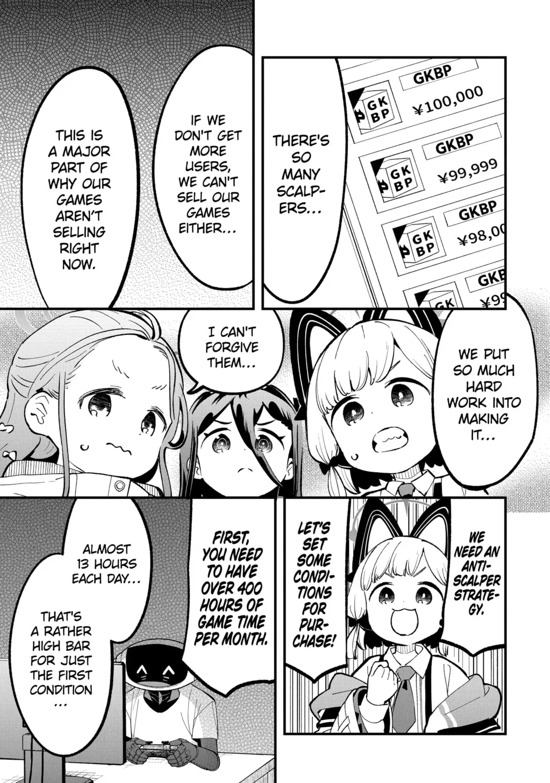 Blue Archive: Game Kaihatsubu Daibouken! Chapter 31 page 9