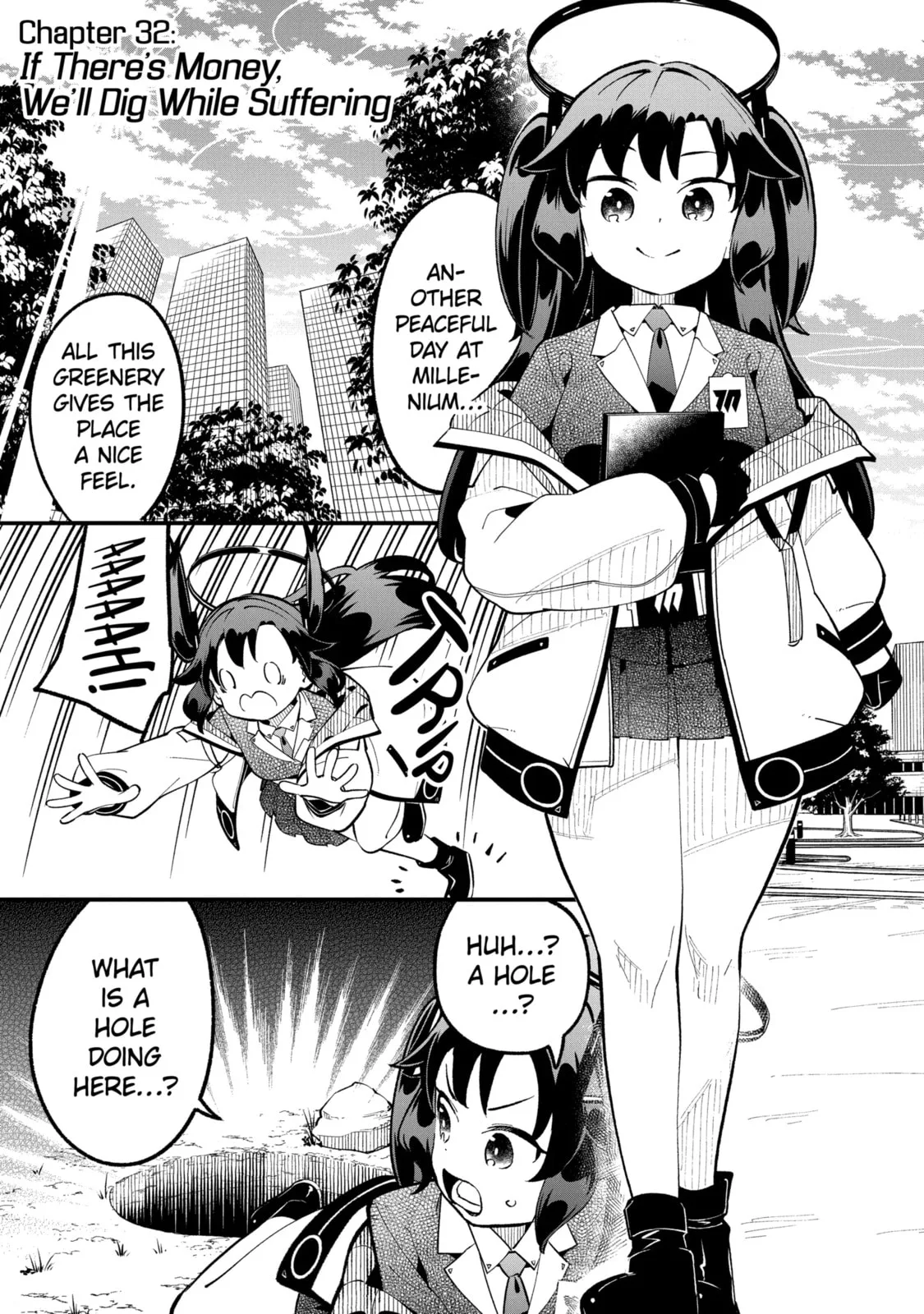Blue Archive: Game Kaihatsubu Daibouken! Chapter 32 page 1