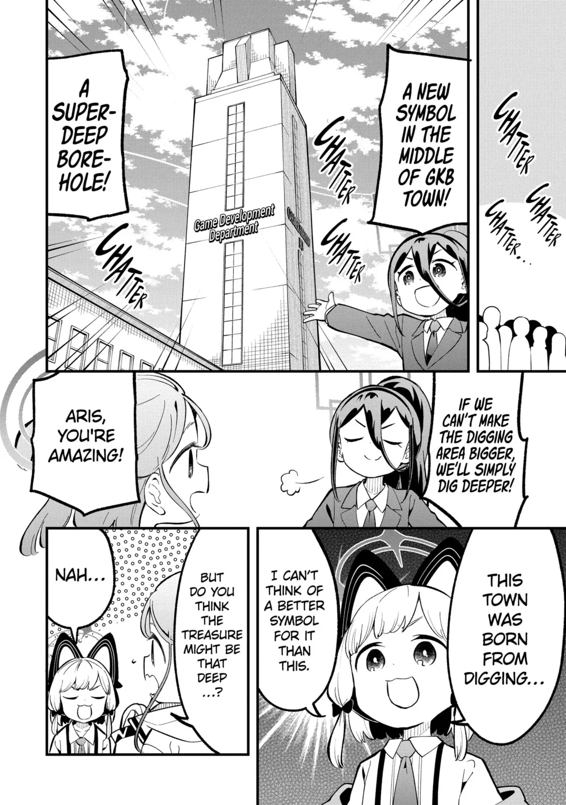 Blue Archive: Game Kaihatsubu Daibouken! Chapter 32 page 33