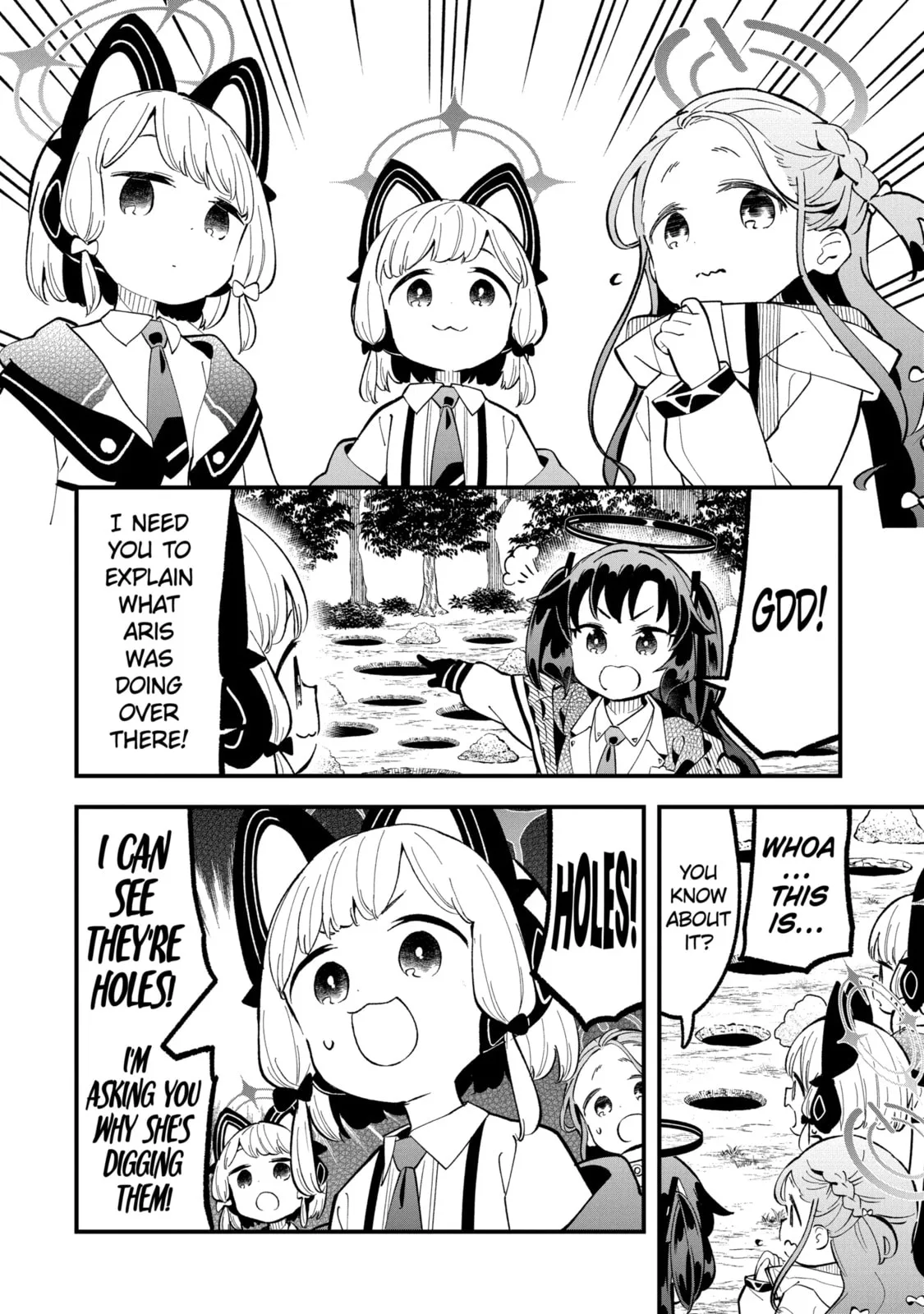 Blue Archive: Game Kaihatsubu Daibouken! Chapter 32 page 4