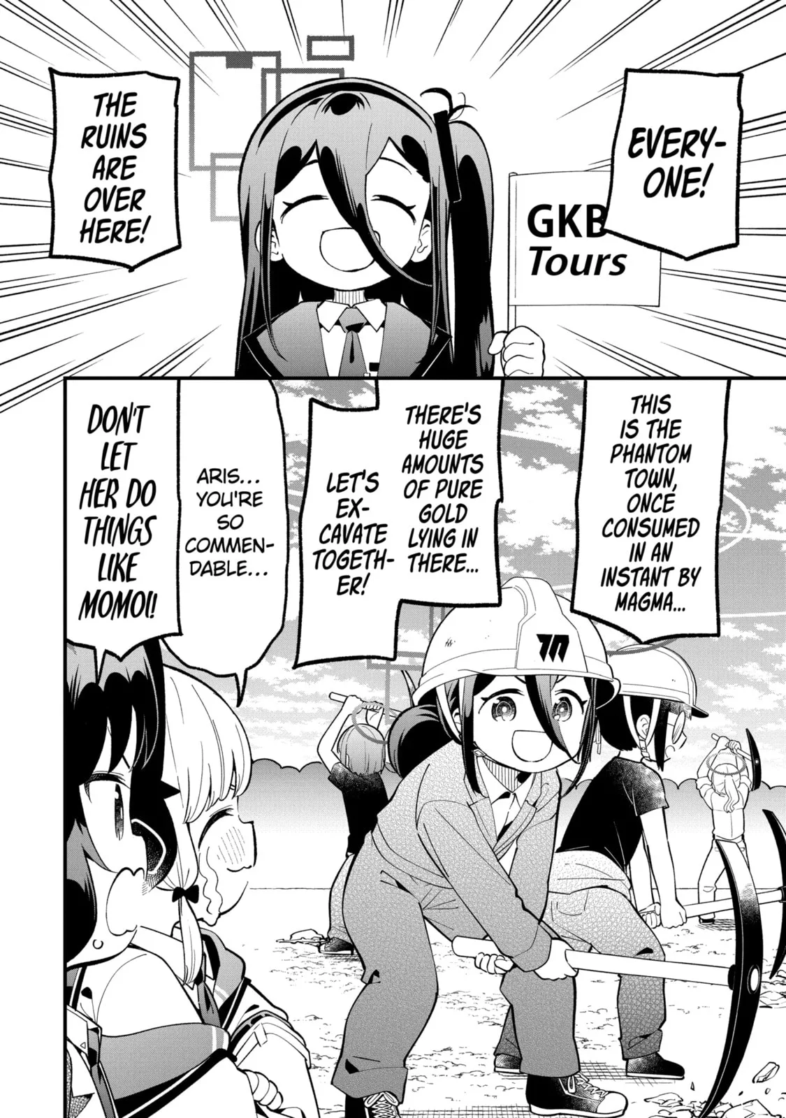 Blue Archive: Game Kaihatsubu Daibouken! Chapter 32 page 46